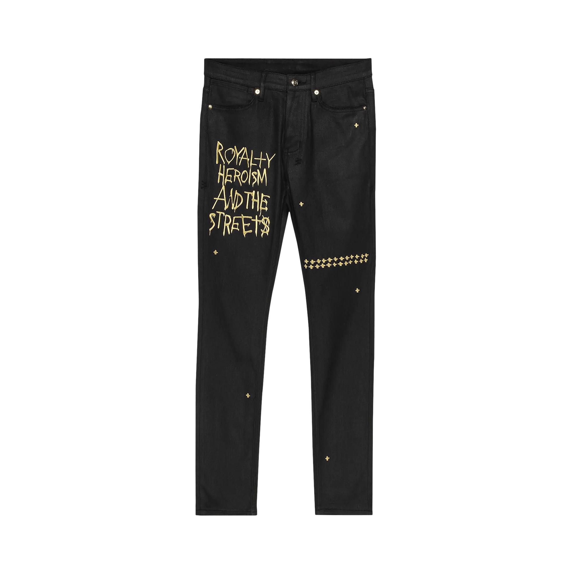 Pre-owned Ksubi 23 Van Winkle Pants 'jet Black'