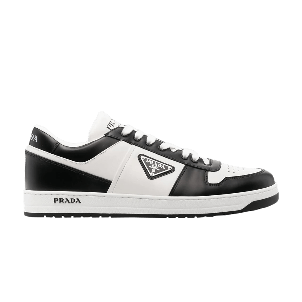 Buy Prada Downtown Leather 'White Black' - 2EE364 3LKG F0T8F Buy Prada Downtown Leather 'White Black' - 2EE364 3LKG F0T8F