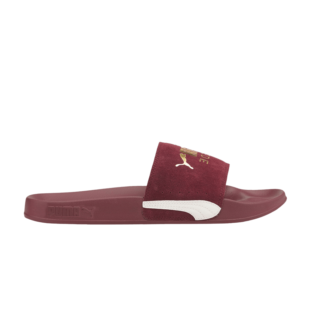 Pre-owned Puma Leadcat 2.0 Suede Classic Slide 'zinfandel' In Red