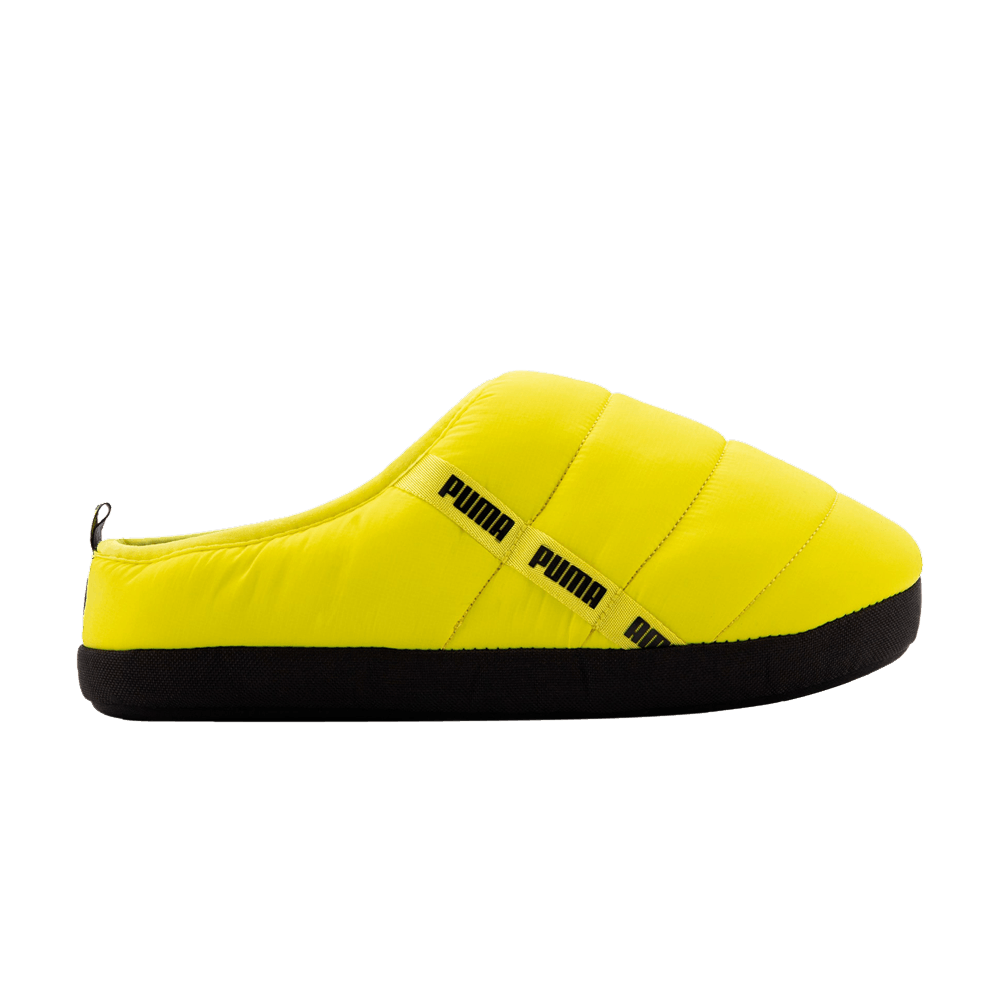 Pre-owned Puma Scuff Slippers 'fluo Yellow'