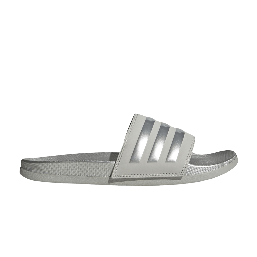 Adidas Wmns Adilette Comfort Slide 'Grey Silver Metallic'
