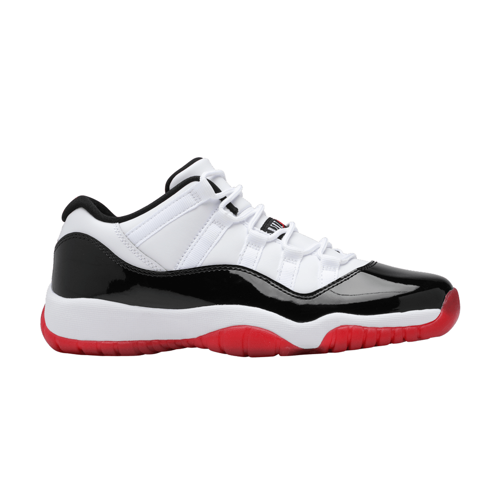 Pre-owned Air Jordan 11 Retro Low Gs 'concord-bred' In White