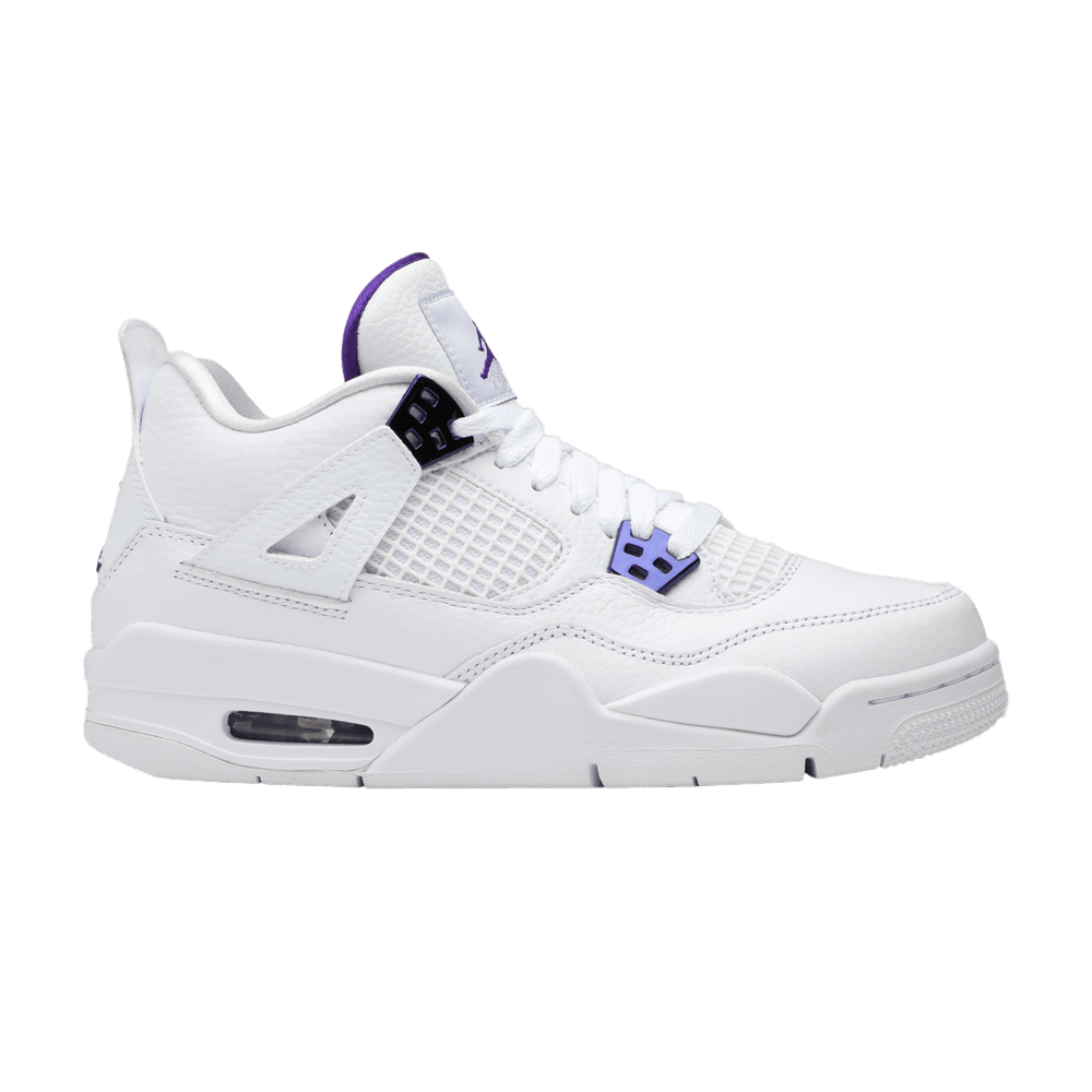 Pre-owned Air Jordan 4 Retro Gs 'purple Metallic'