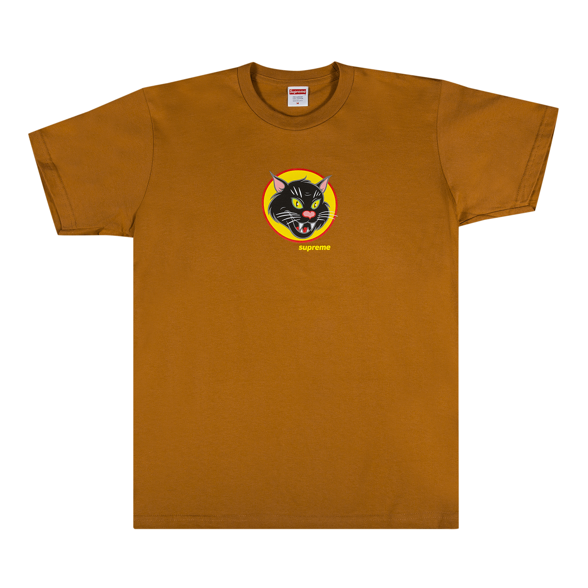 Supreme Black Cat Tee 'Burnt Orange'