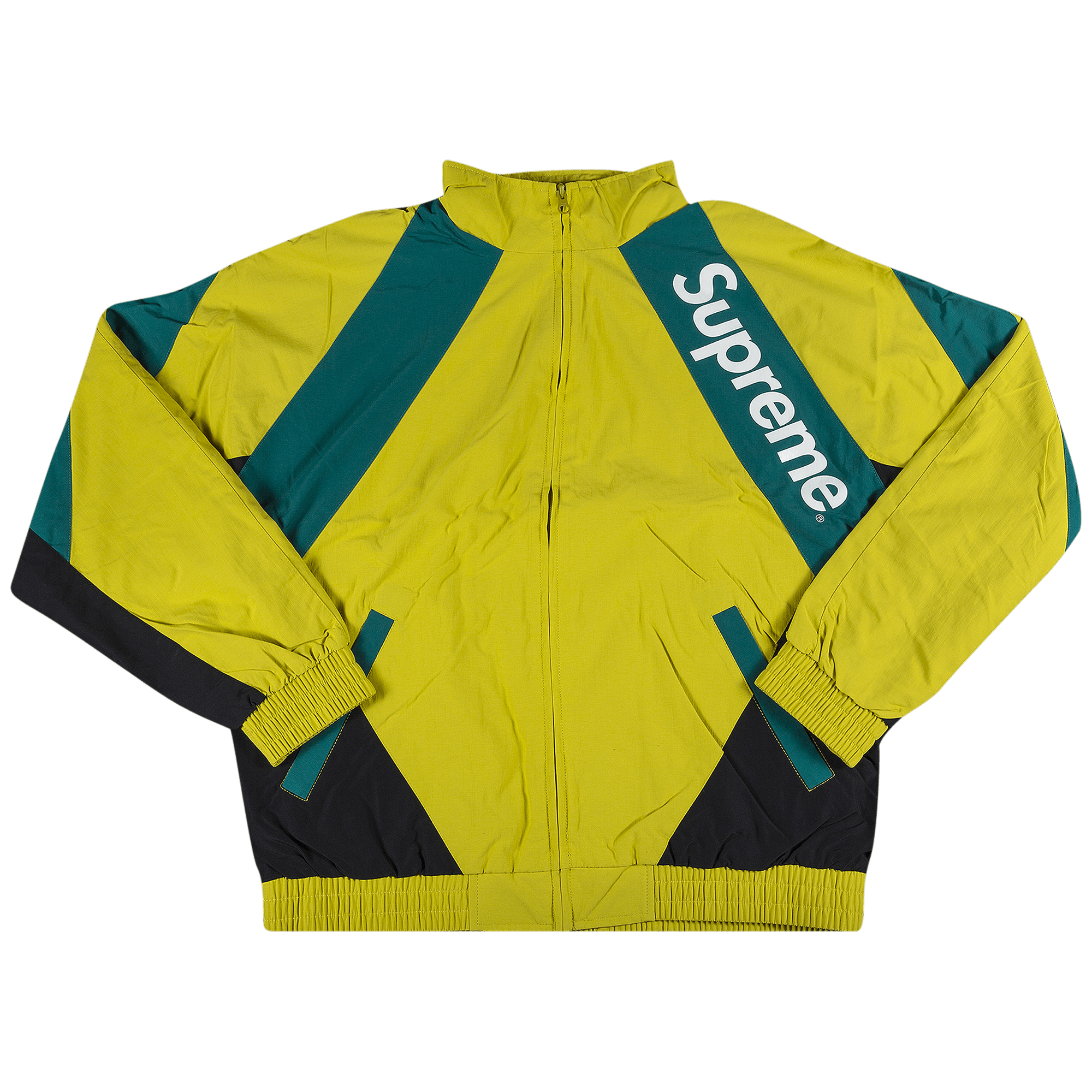 Supreme Paneled Track Jacket 'Light Gold'