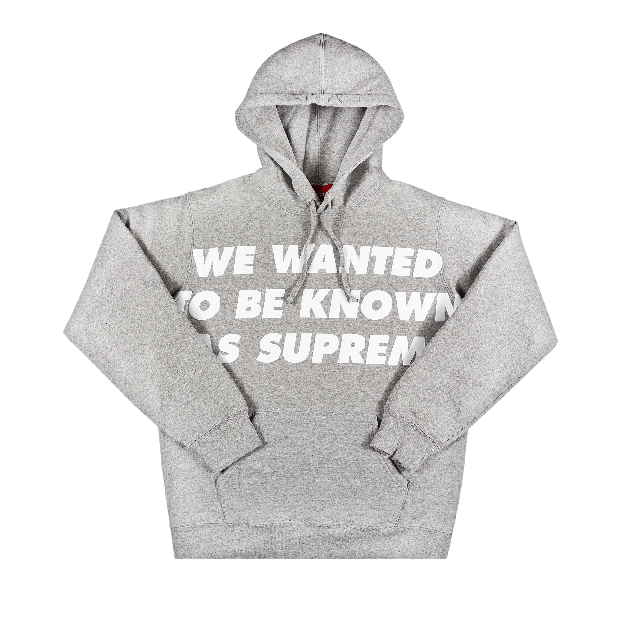 Supreme Known As Hooded Sweatshirt 'Heather Grey'