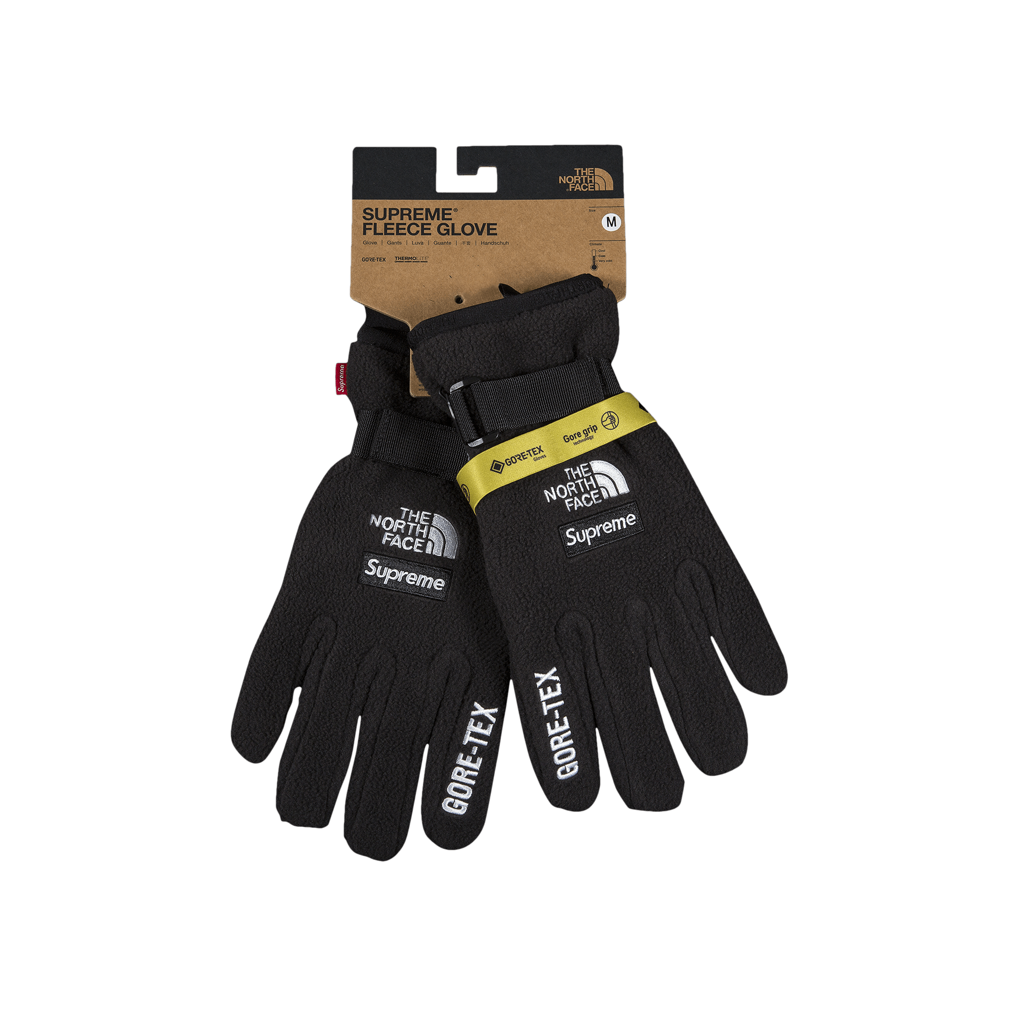 Supreme x The North Face RTG Fleece Glove 'Black'