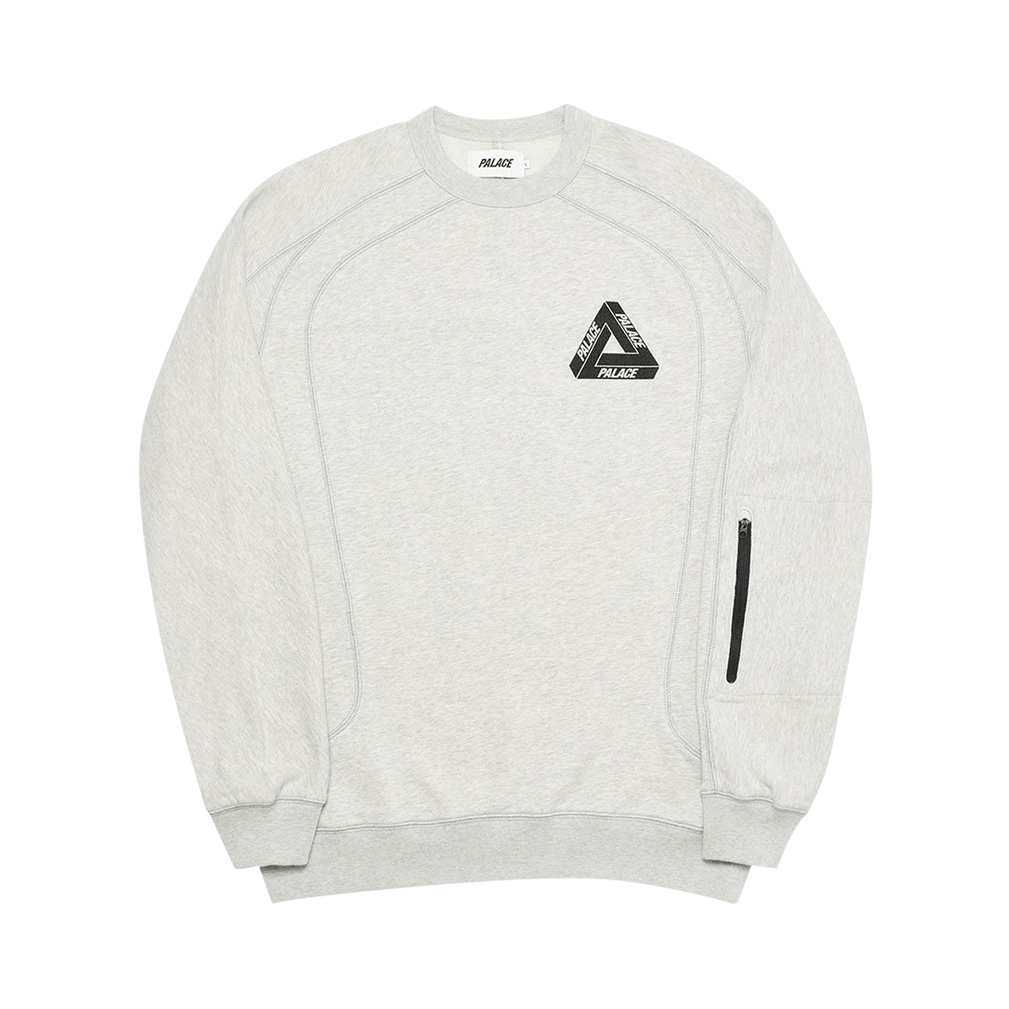 Palace Techie Ferg Crew 'Grey Marl'