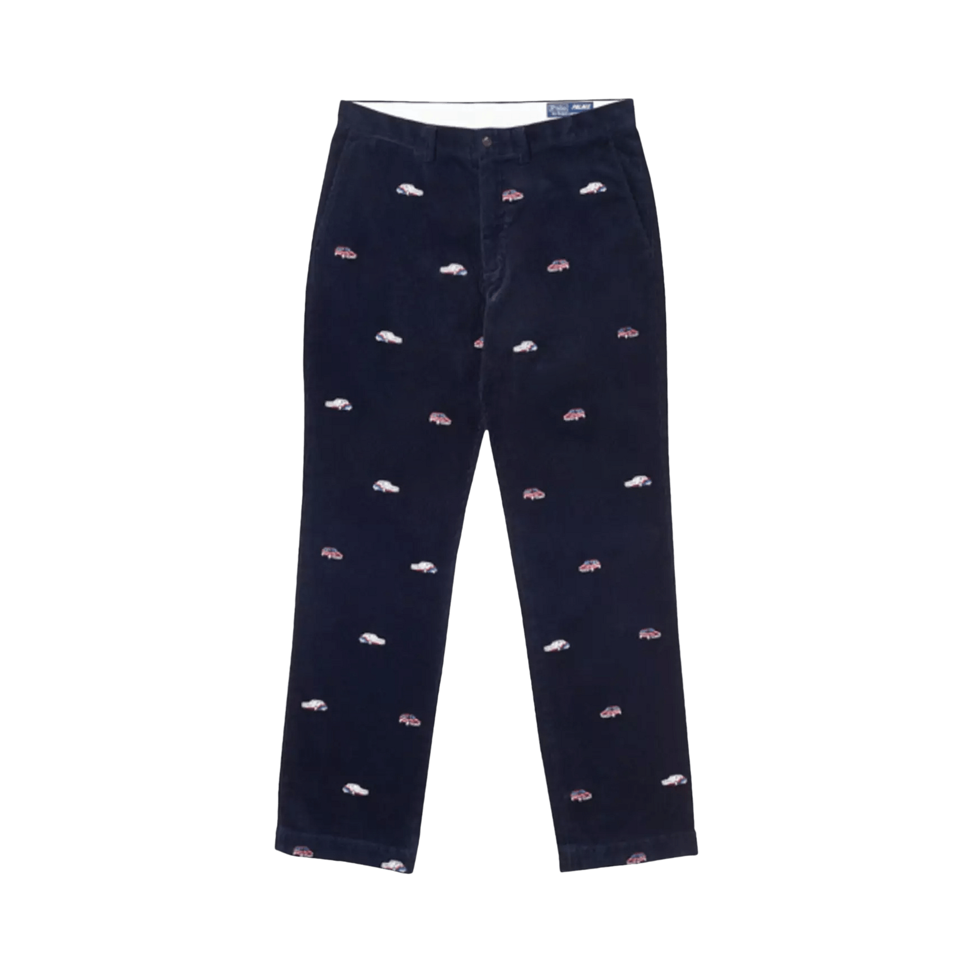 Pre-owned Palace X Ralph Lauren Embroidered Corduroy Gti Chino 'aviator Navy' In Blue