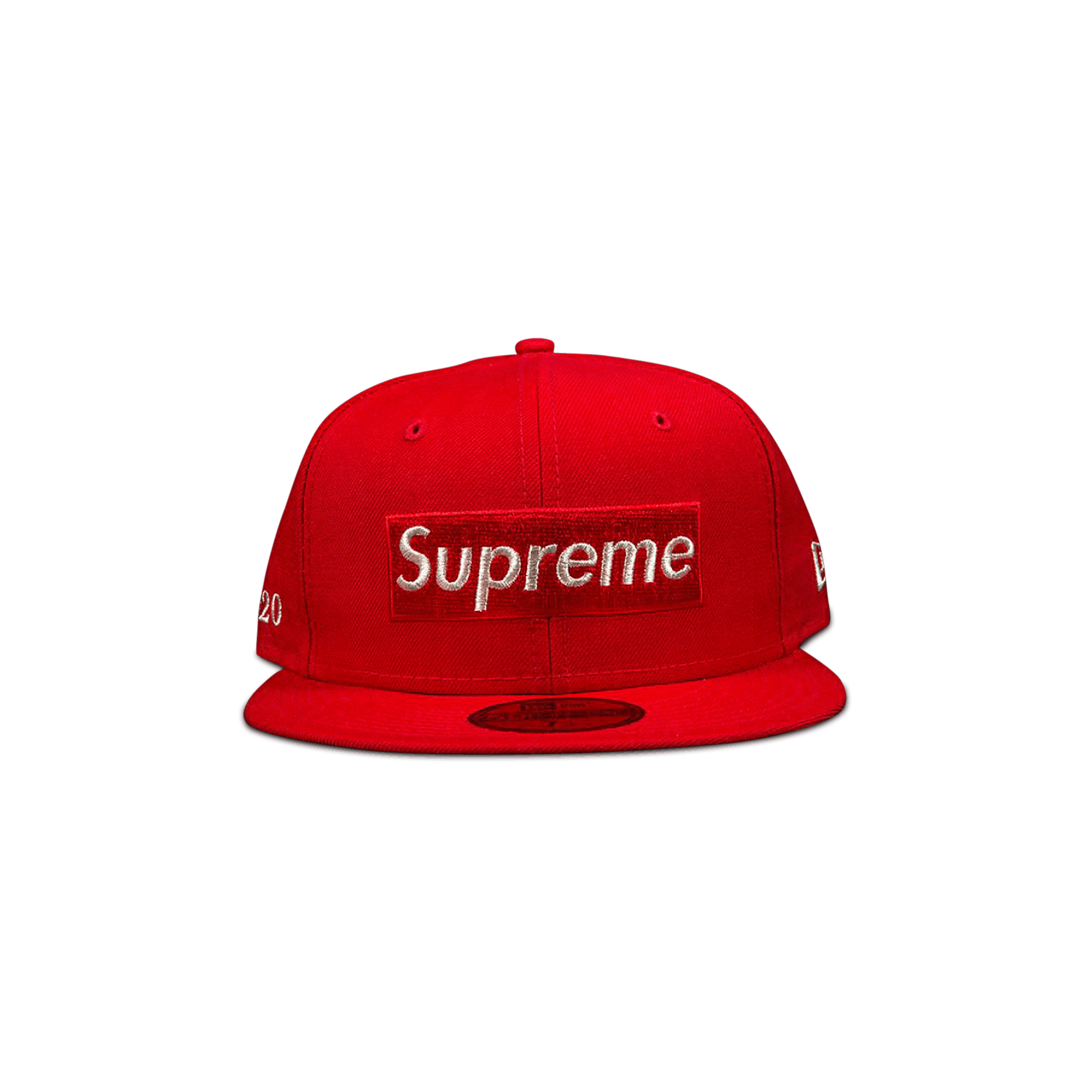 Supreme $1M Metallic Box Logo New Era 'Red'