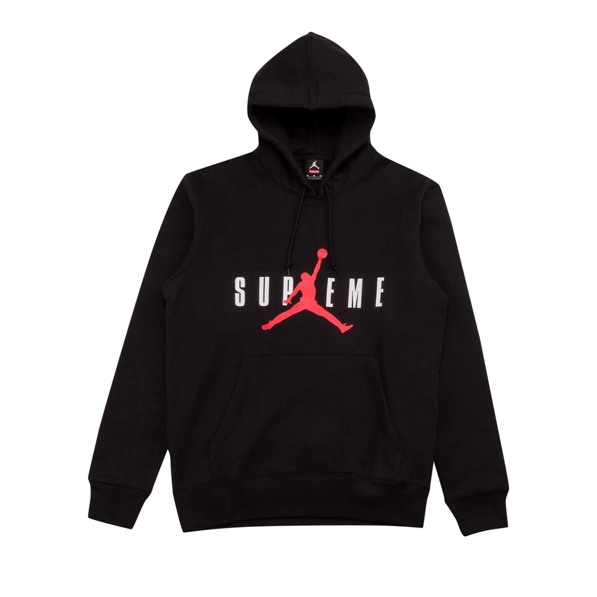 Supreme x Jordan Hooded Pullover 'Black'