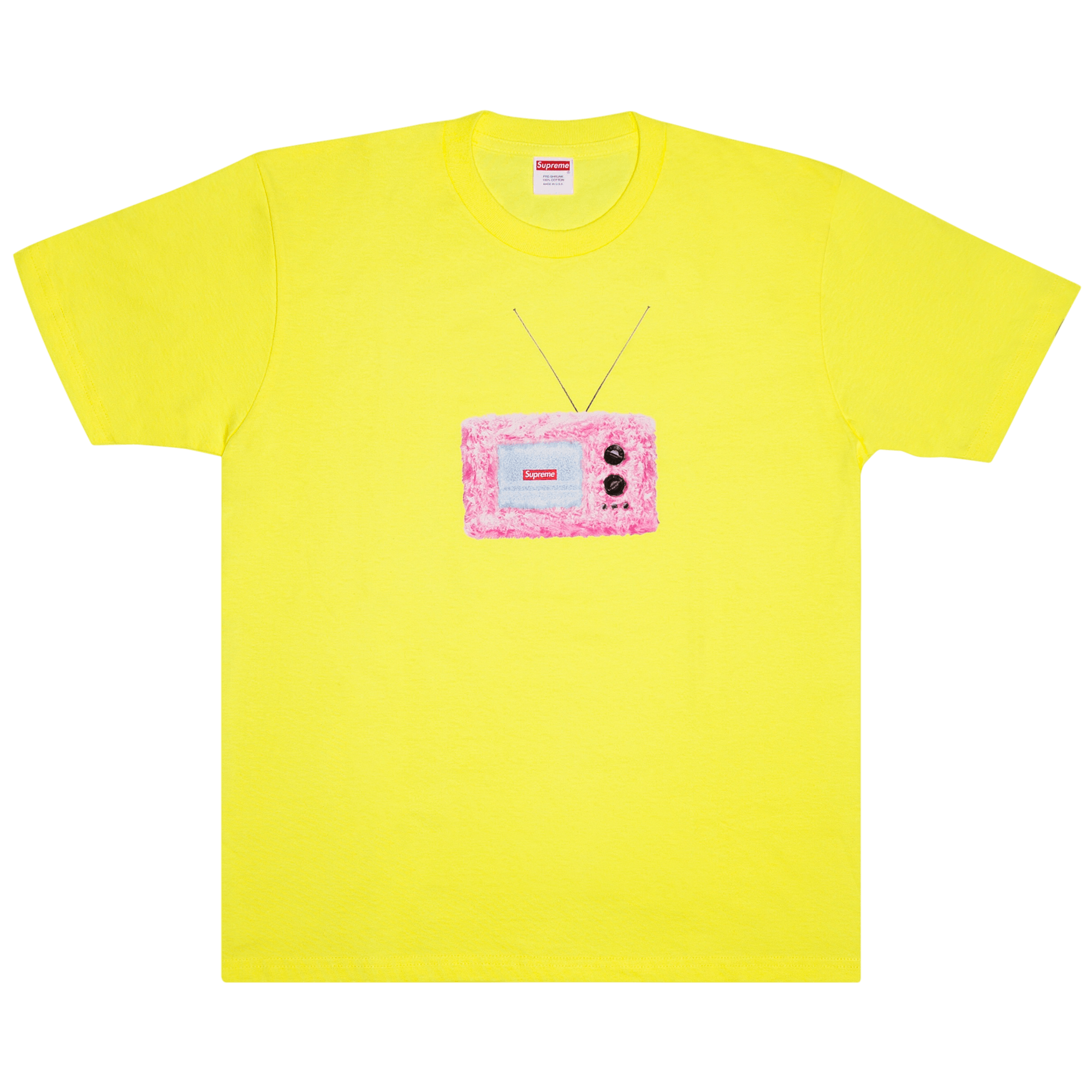 Supreme TV Tee 'Bright Yellow'