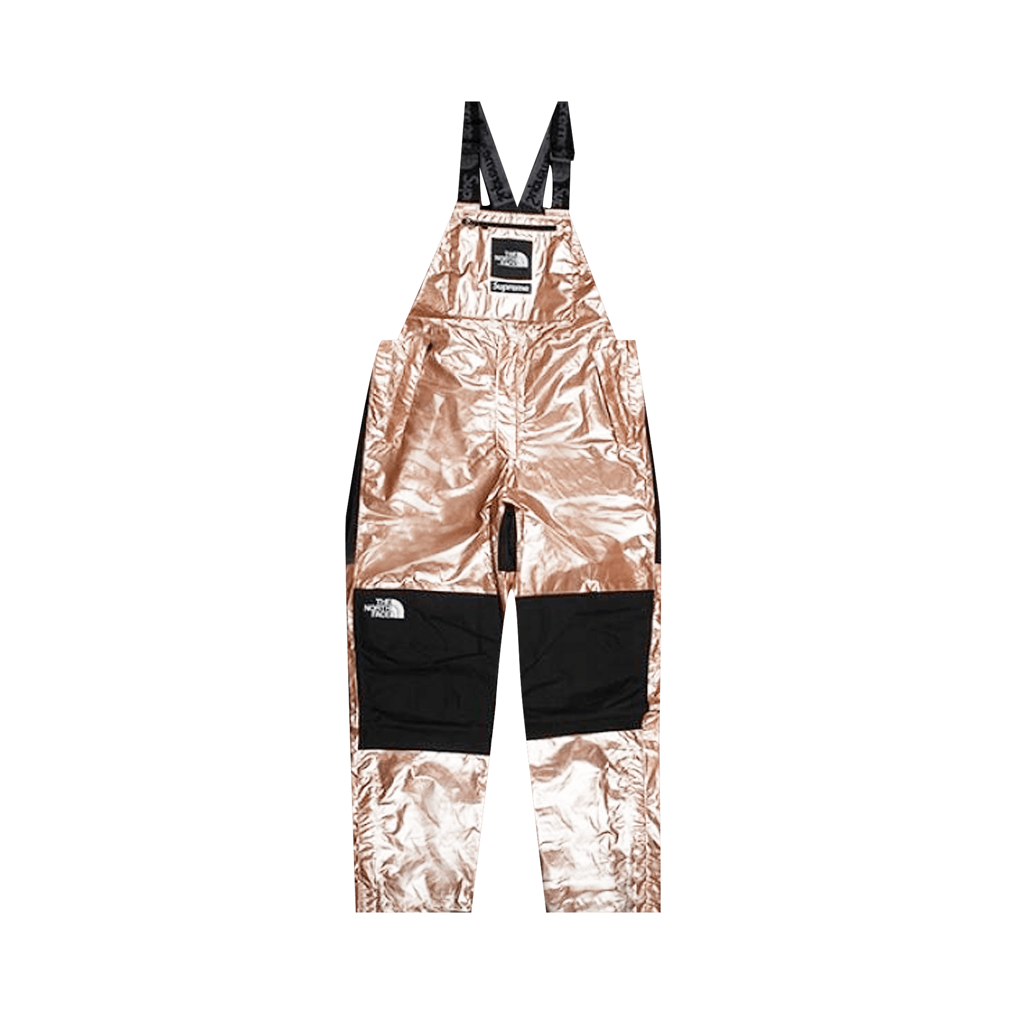 Supreme x The North Face Metallic Mountain Bib Pants 'Rose Gold'