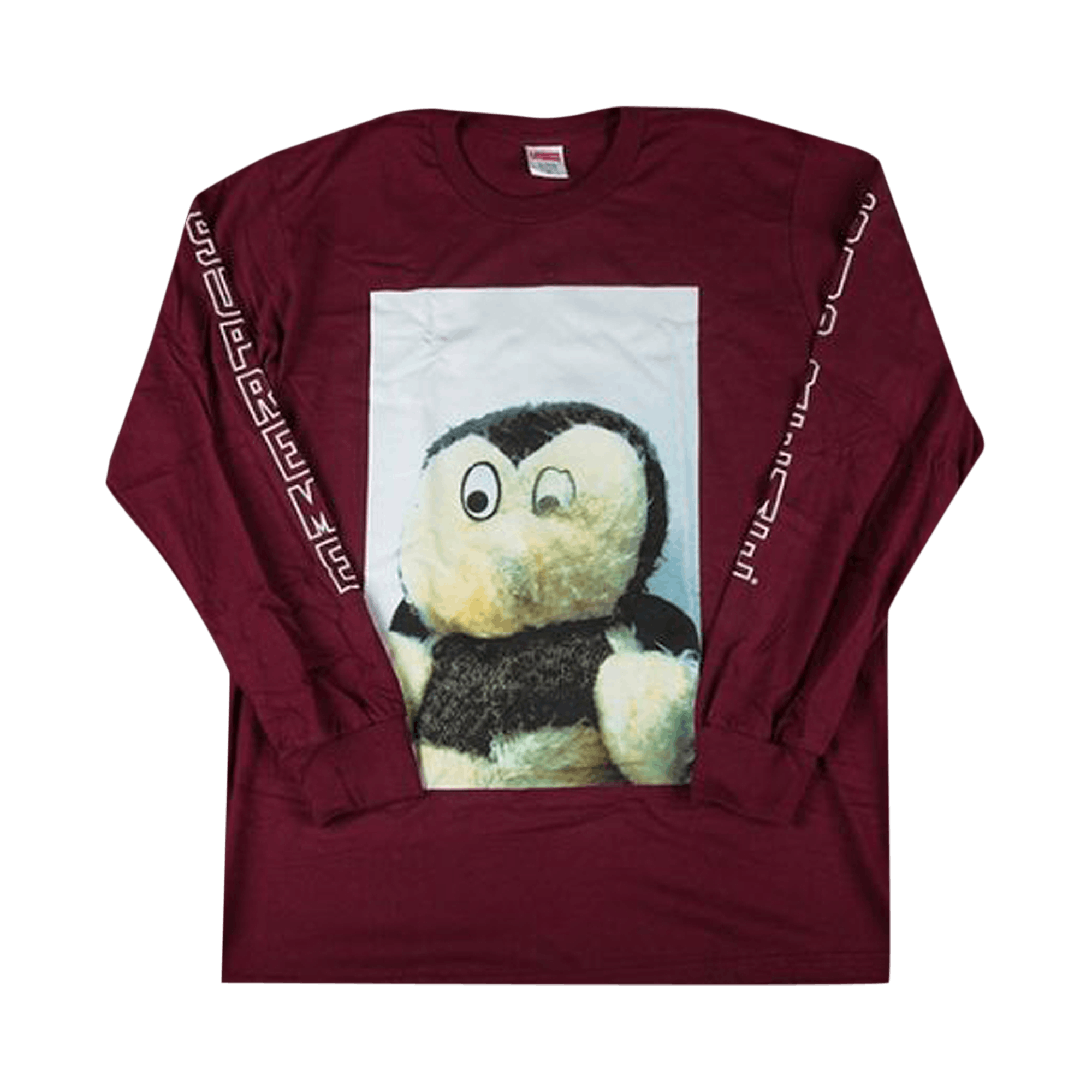 Supreme x Mike Kelley Ahh...Youth! Long-Sleeve Tee 'Burgundy'