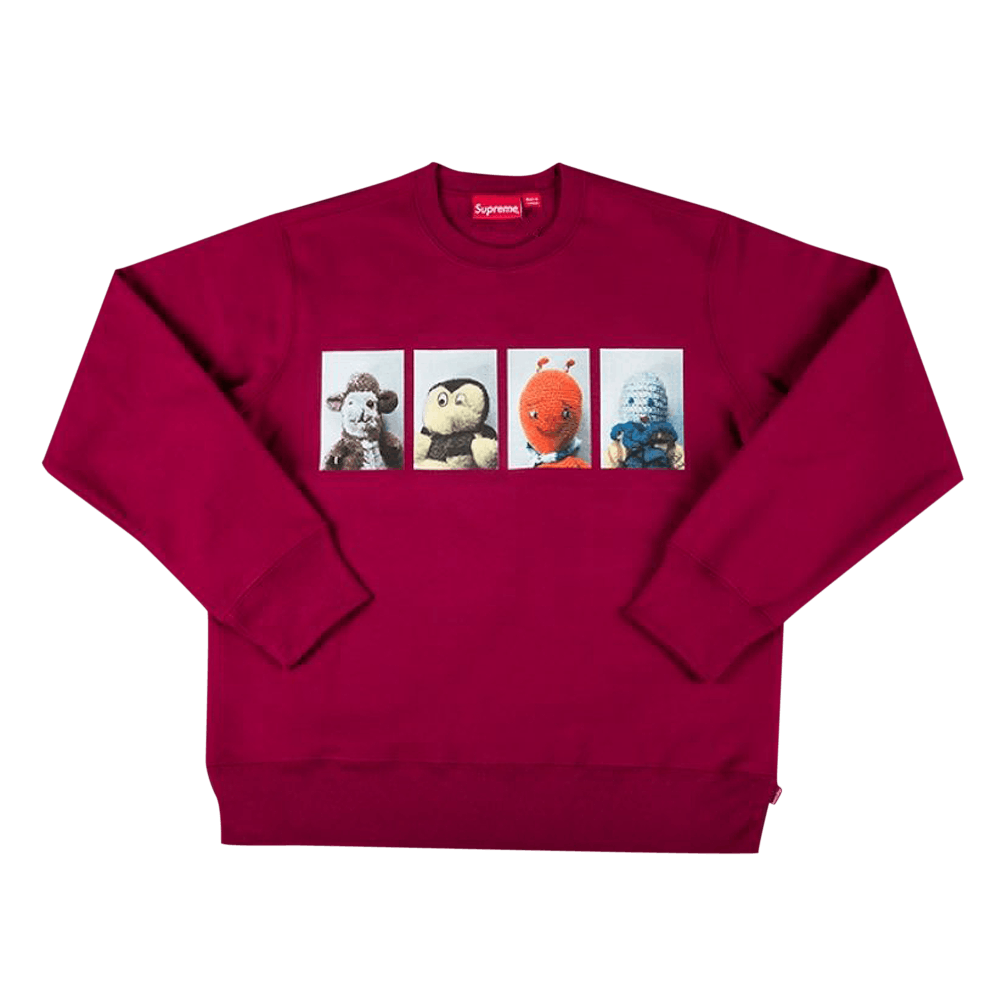 Supreme x Mike Kelley Ahh...Youth! Crewneck Sweatshirt 'Dark Magenta'