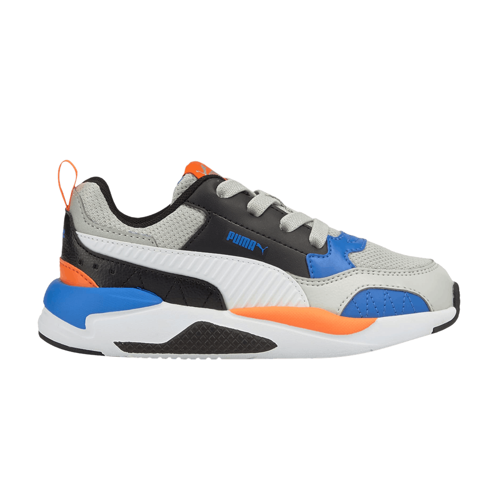 Pre-owned Puma X-ray 2 Square Little Kid 'grey Violet Nebulas Blue'