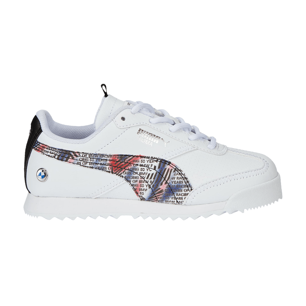 Pre-owned Puma Bmw Motorsport X Roma Via Little Kid '50th Anniversary' In White