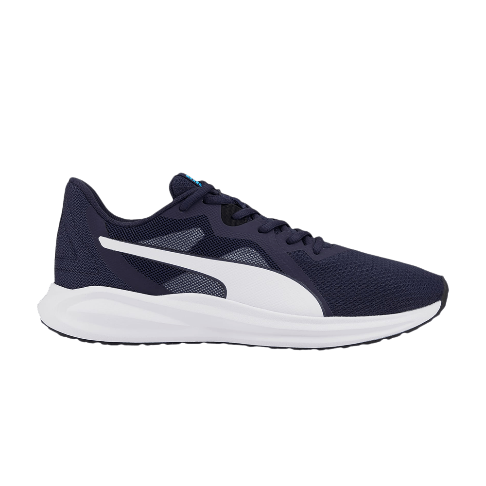 Pre-owned Puma Twitch Runner 'peacoat' In Blue
