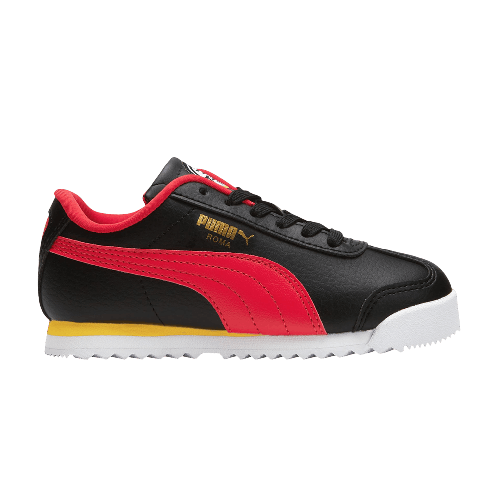 Pre-owned Puma Roma Little Kid 'country Pack - Germany' In Black