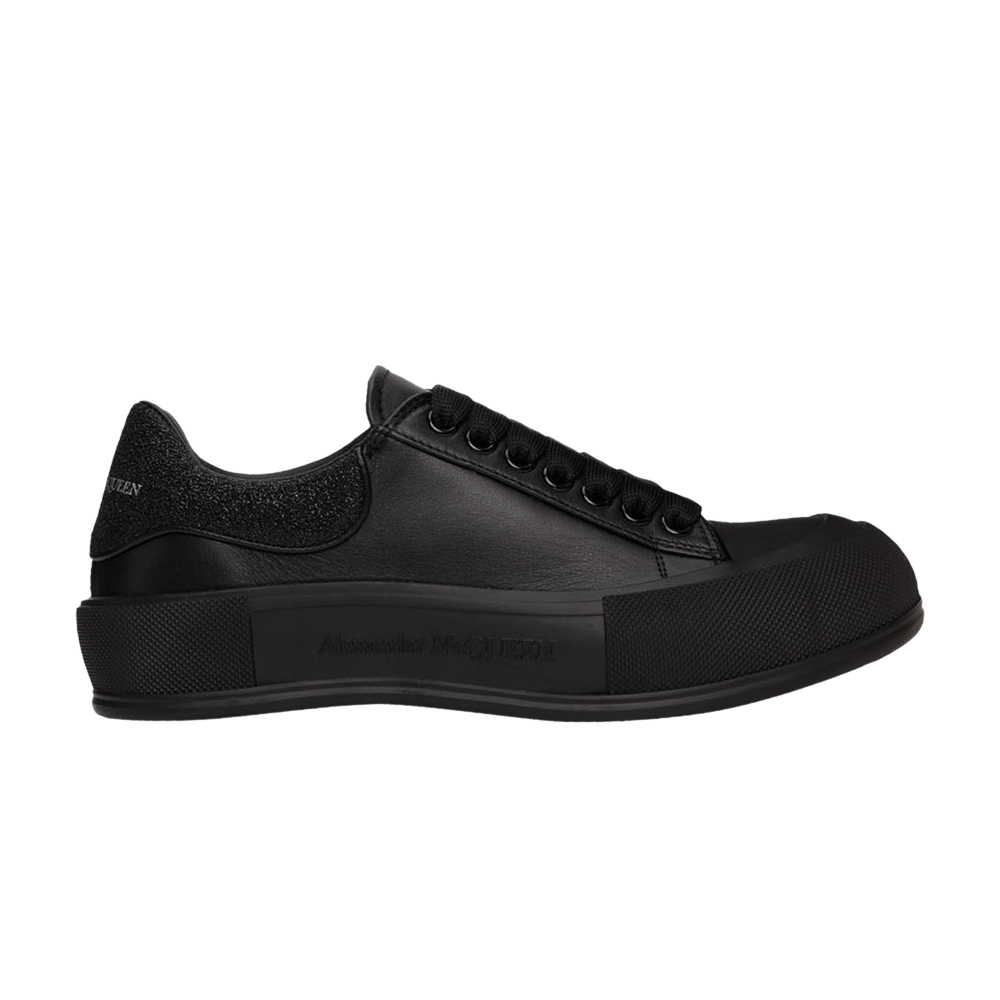 Alexander McQueen Deck Lace-Up Plimsoll 'Black Starry Night'