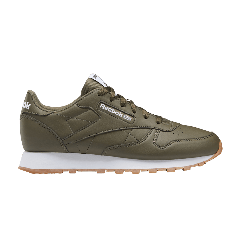 Reebok Classic Leather Big Kid 'Army Green'