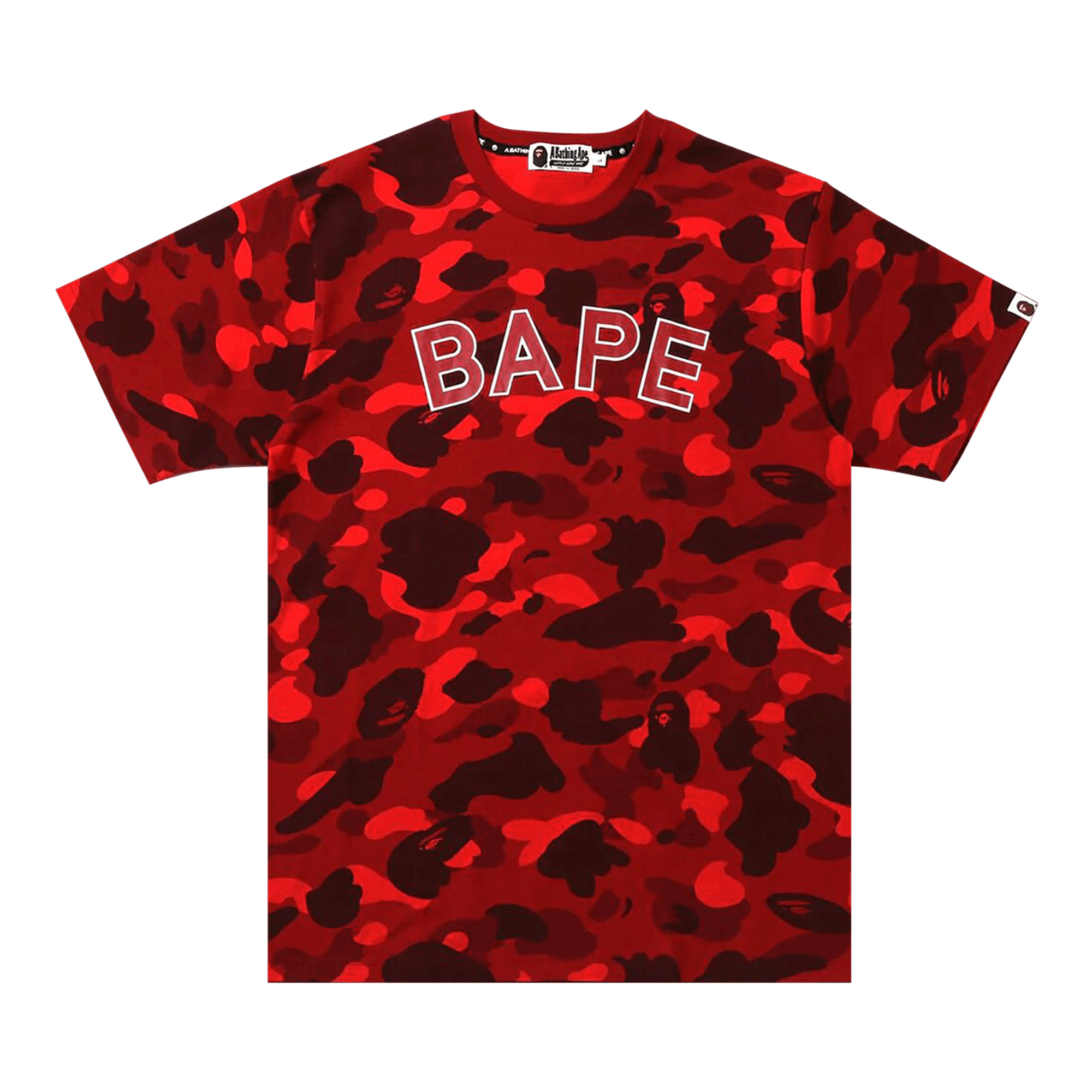 BAPE Color Camo Tee 'Red'