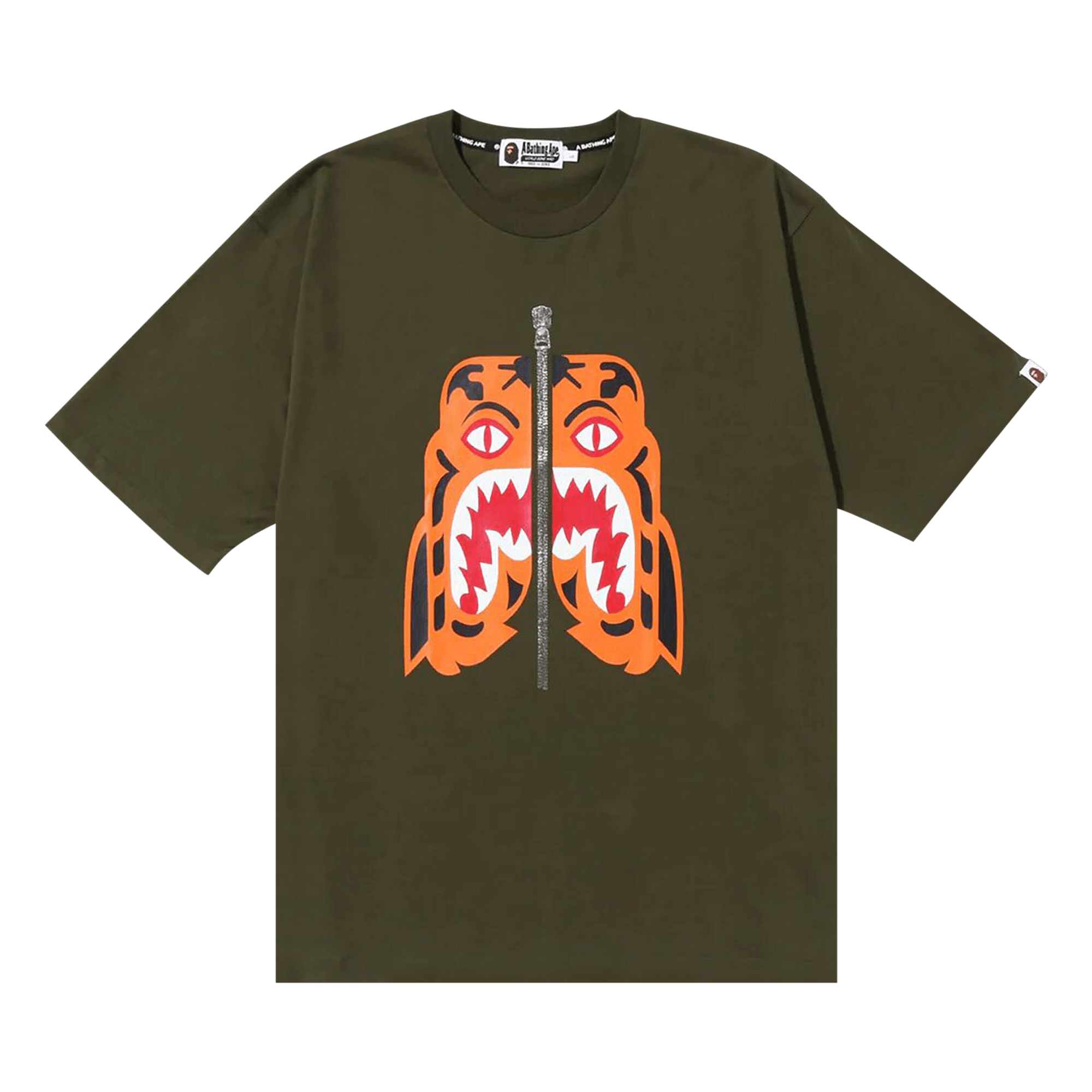 BAPE Tiger Relaxed Fit Tee 'Green'