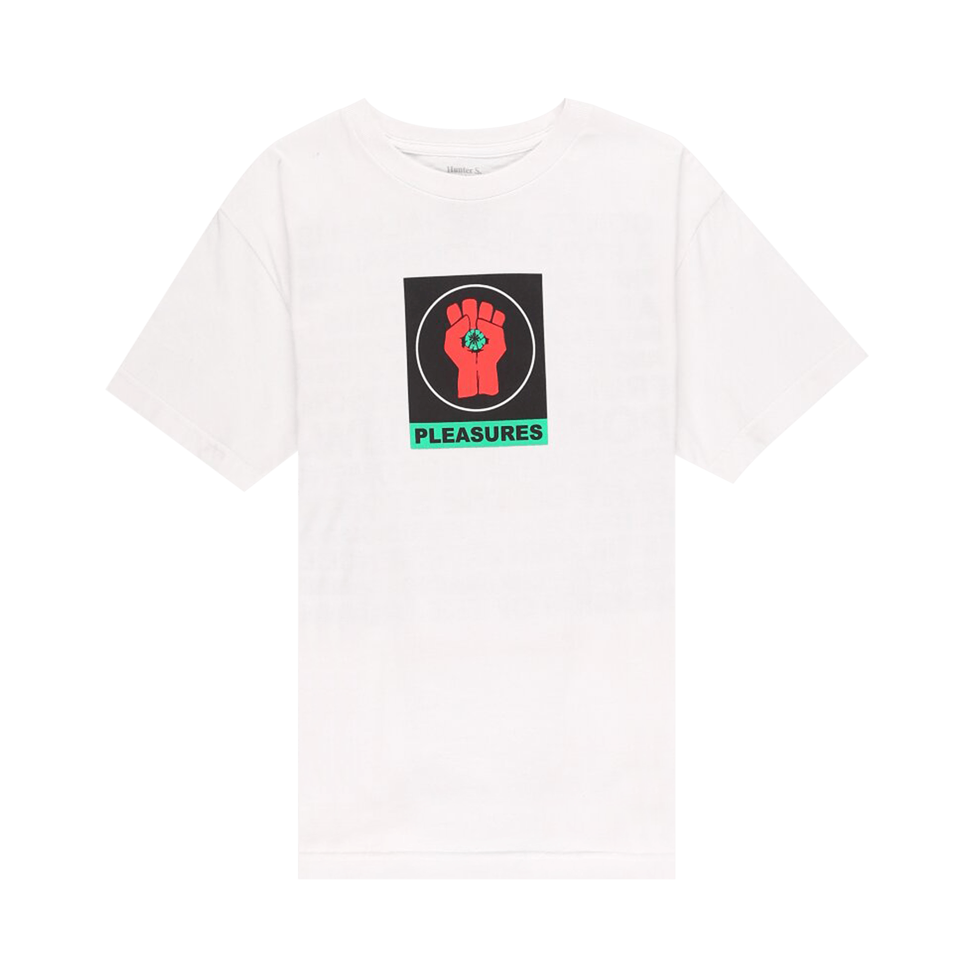 Pleasures Badge T-Shirt 'White'