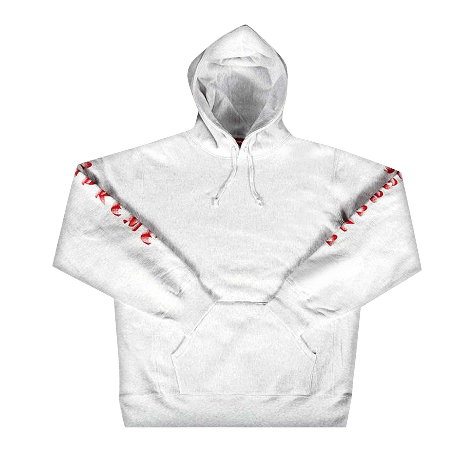 Supreme Gradient Sleeve Hooded Sweatshirt 'Ash Grey'
