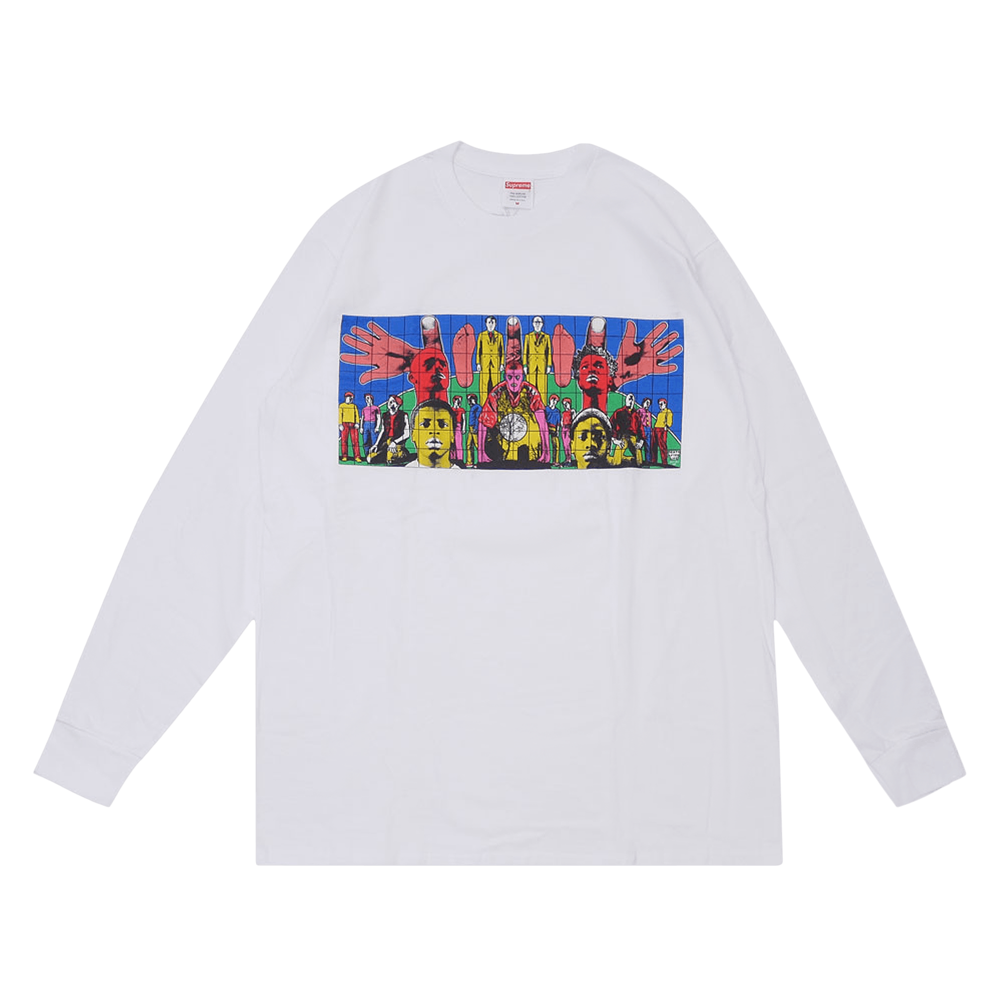 Supreme Gilbert and George DEATH AFTER LIFE Long-Sleeve Tee 'White'