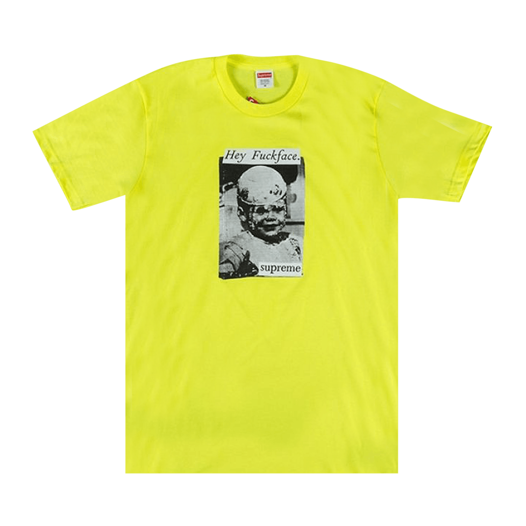 Supreme Fuck Face Tee 'Bright Yellow'