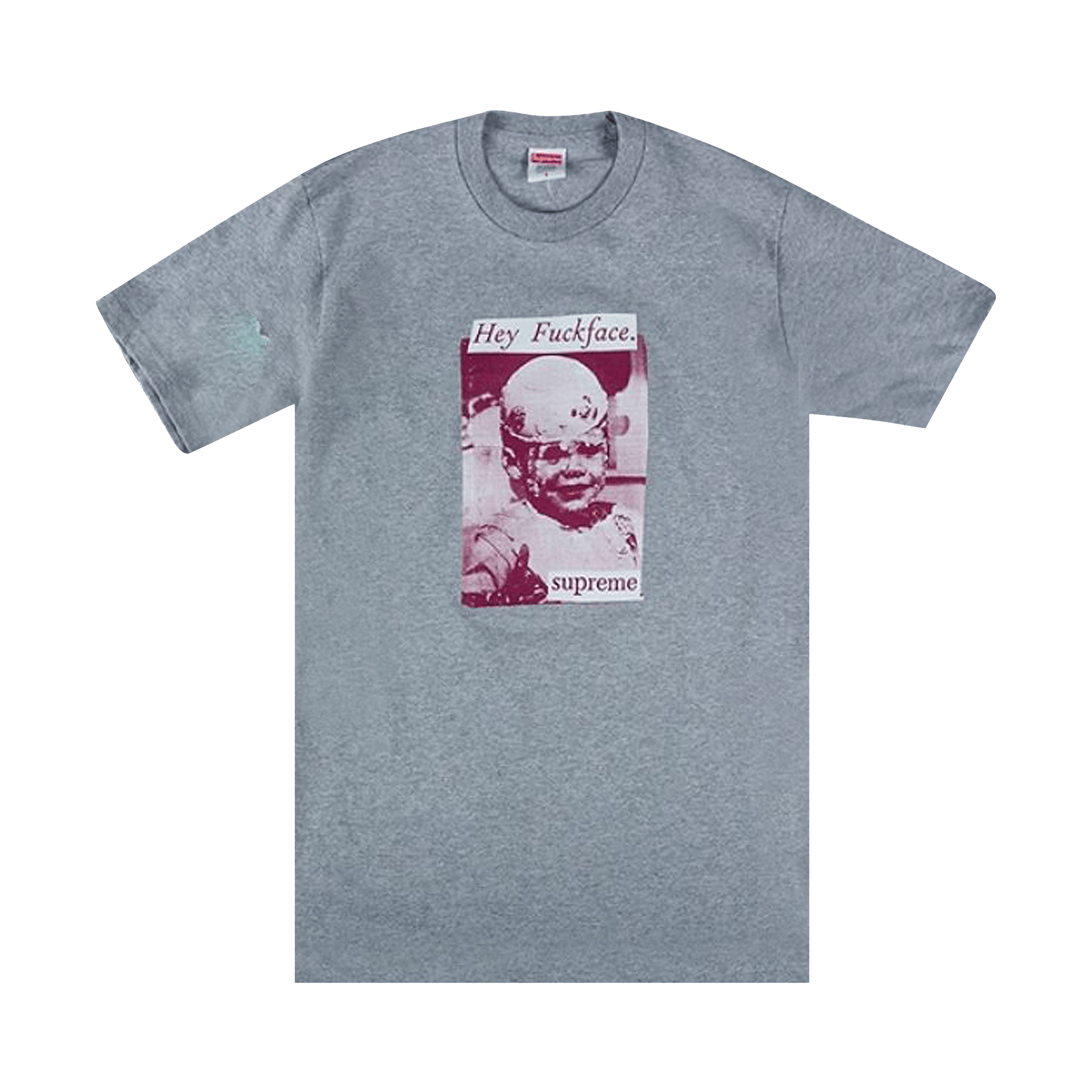 Supreme Fuck Face Tee 'Heather Grey'