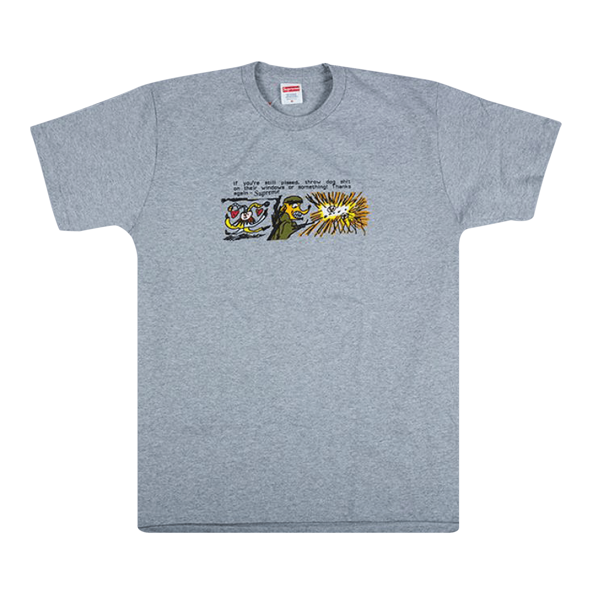 Supreme Dog Shit Tee 'Grey'