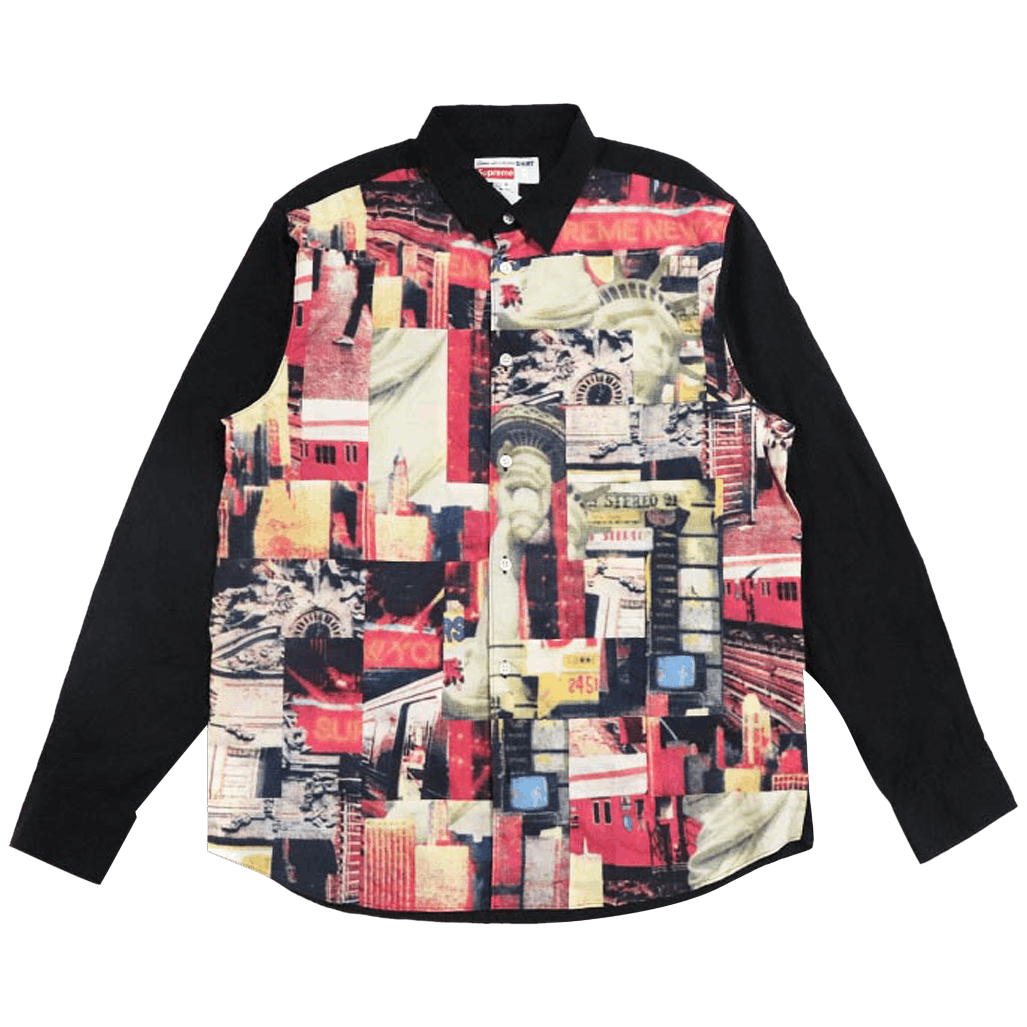 Supreme x Comme des Garçons SHIRT Patchwork Button Up Shirt 'Multicolor'