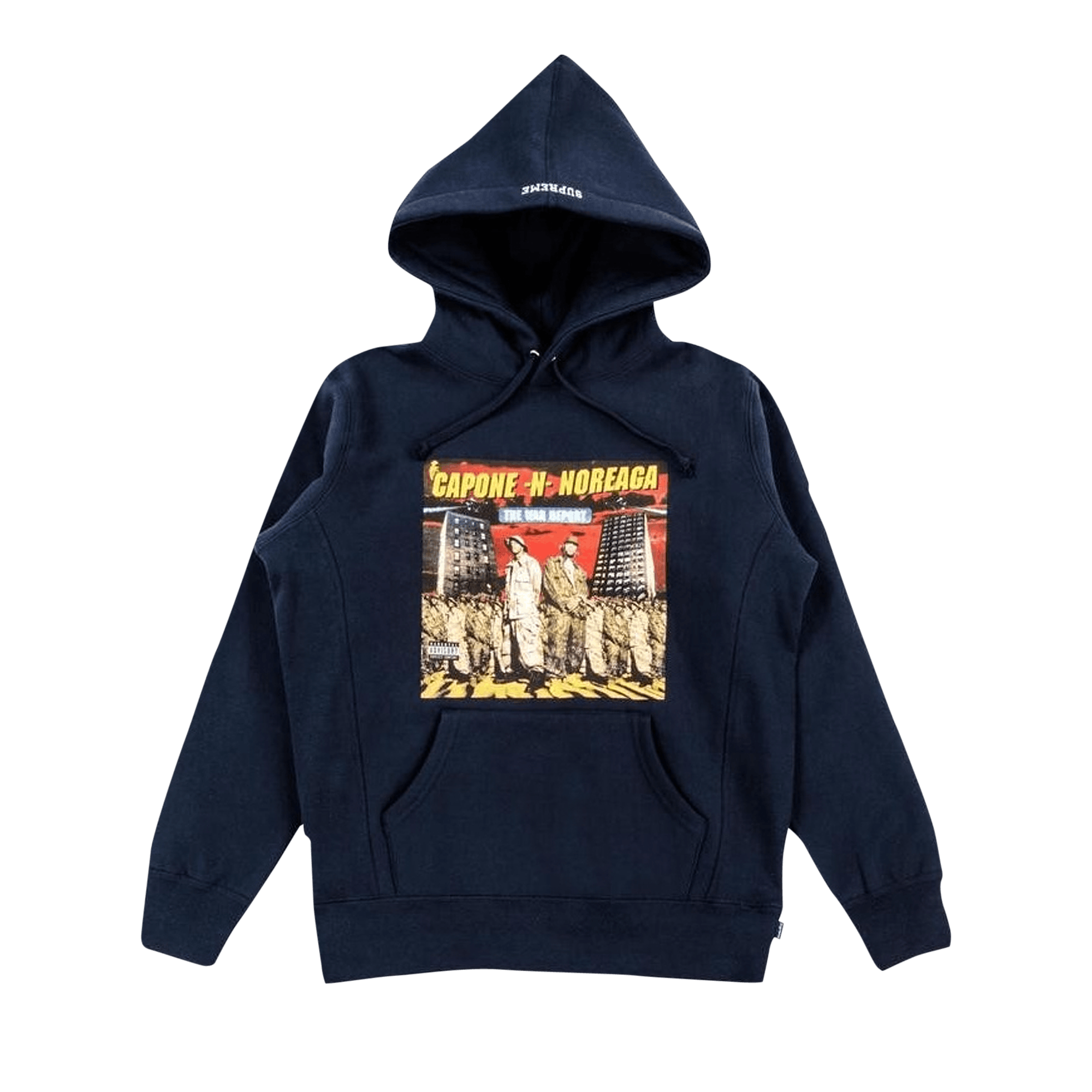 Supreme The War Report Hooded Sweatshirt 'Navy'