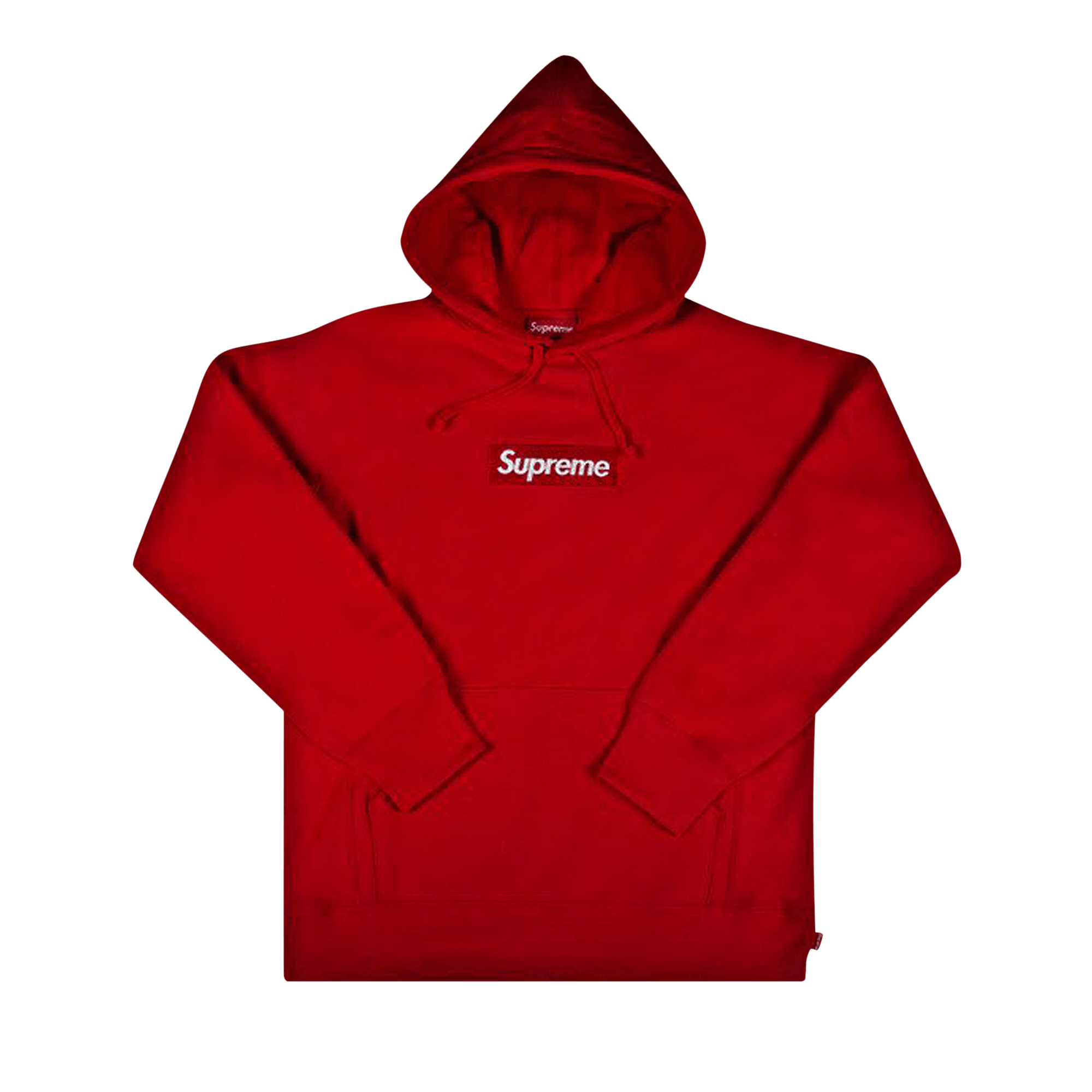 Supreme Box Logo Hooded Sweatshirt 'Red'