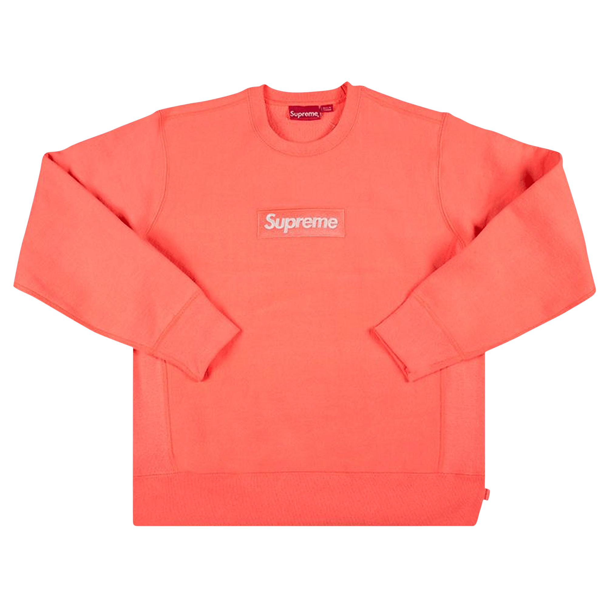 Supreme Box Logo Crewneck 'Fluorescent Pink'