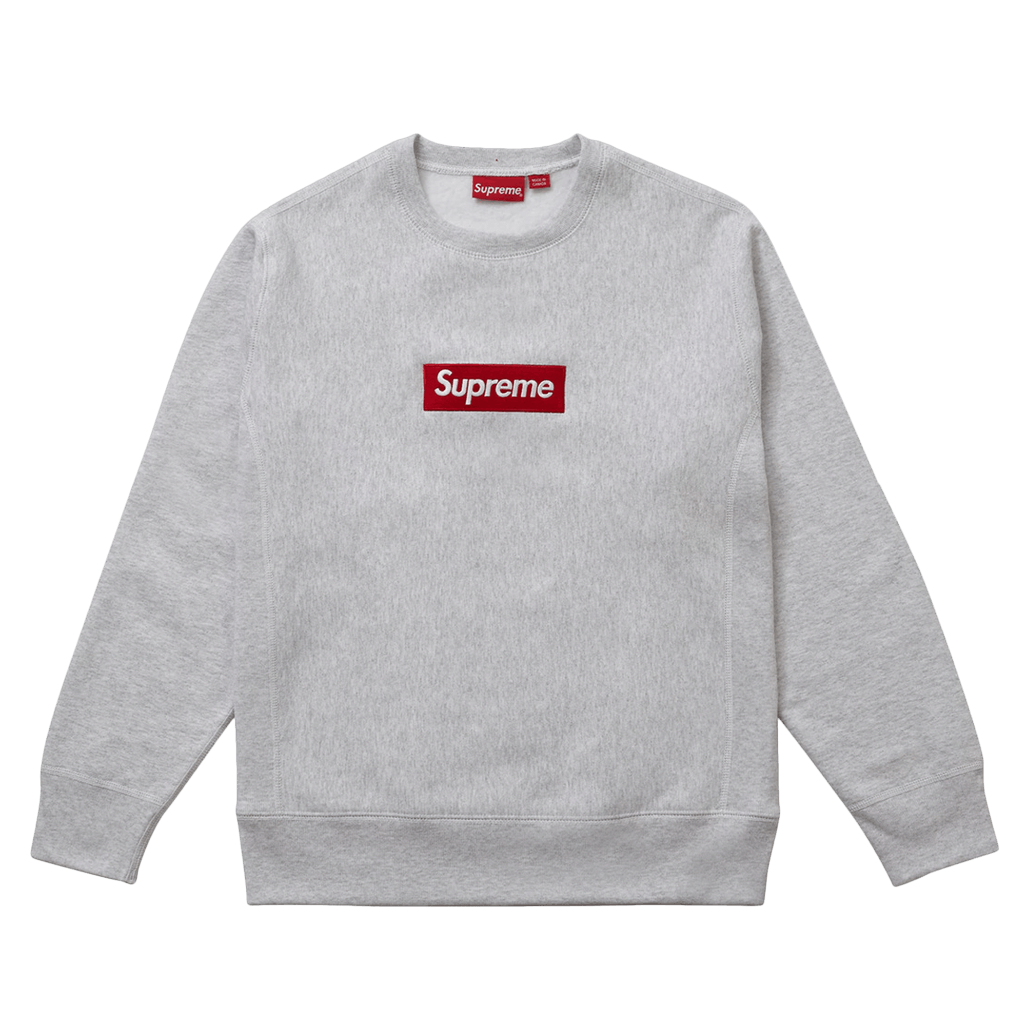 Supreme Box Logo Crewneck 'Heather Grey'