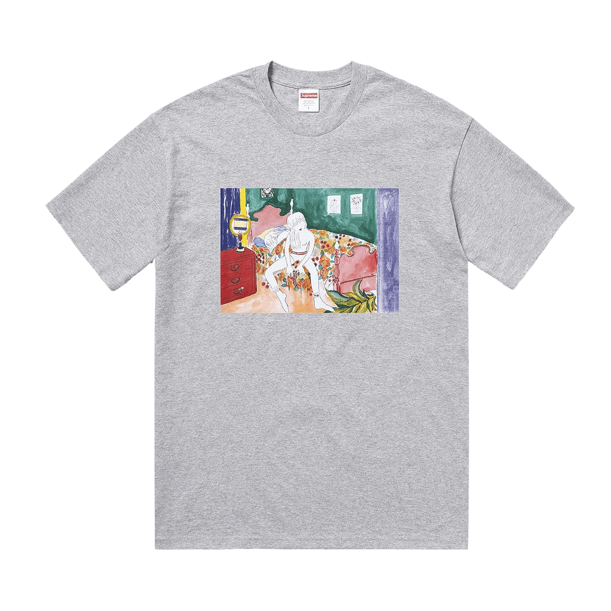 Supreme Bedroom Tee 'Heather Grey'