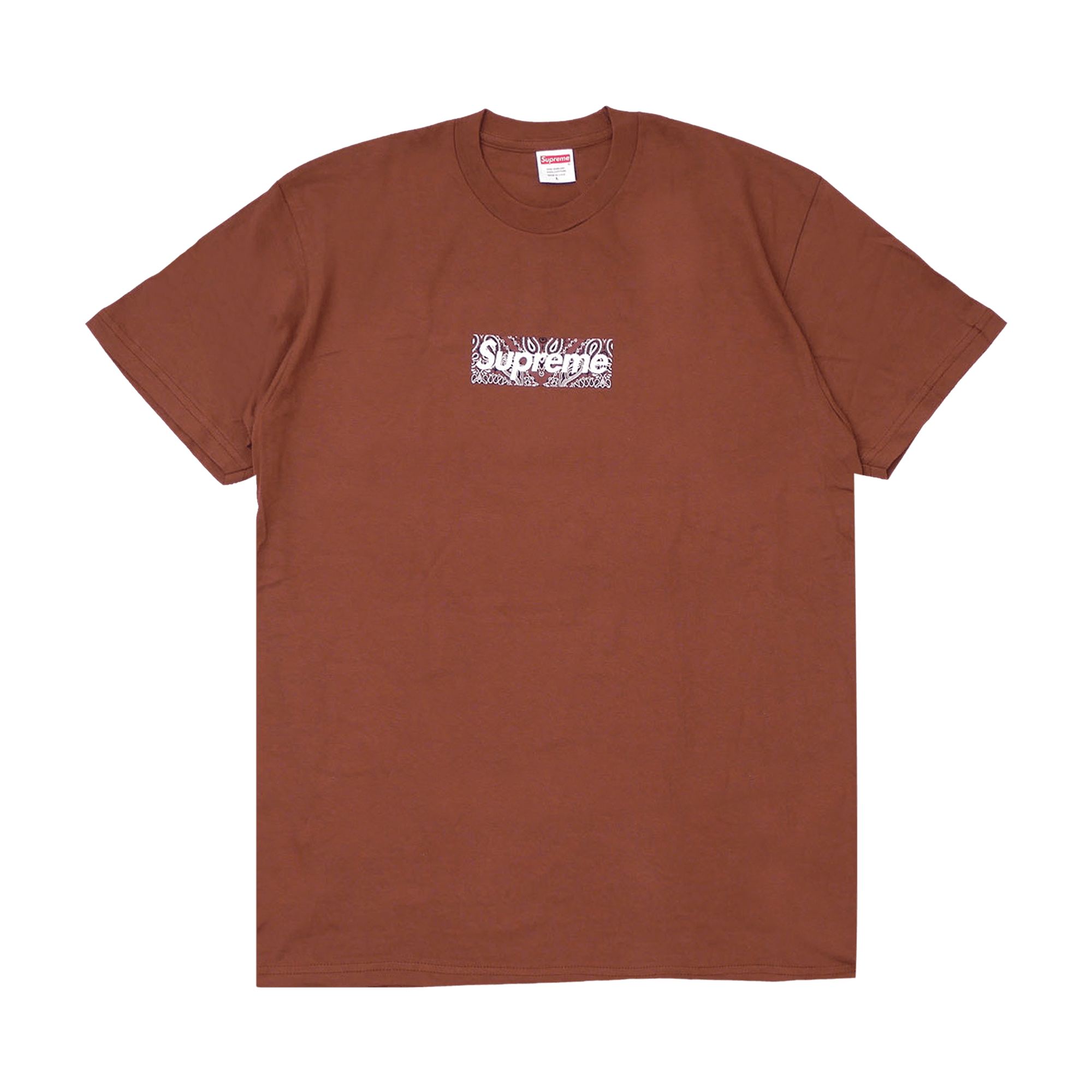 Supreme Bandana Box Logo Tee 'Brown'