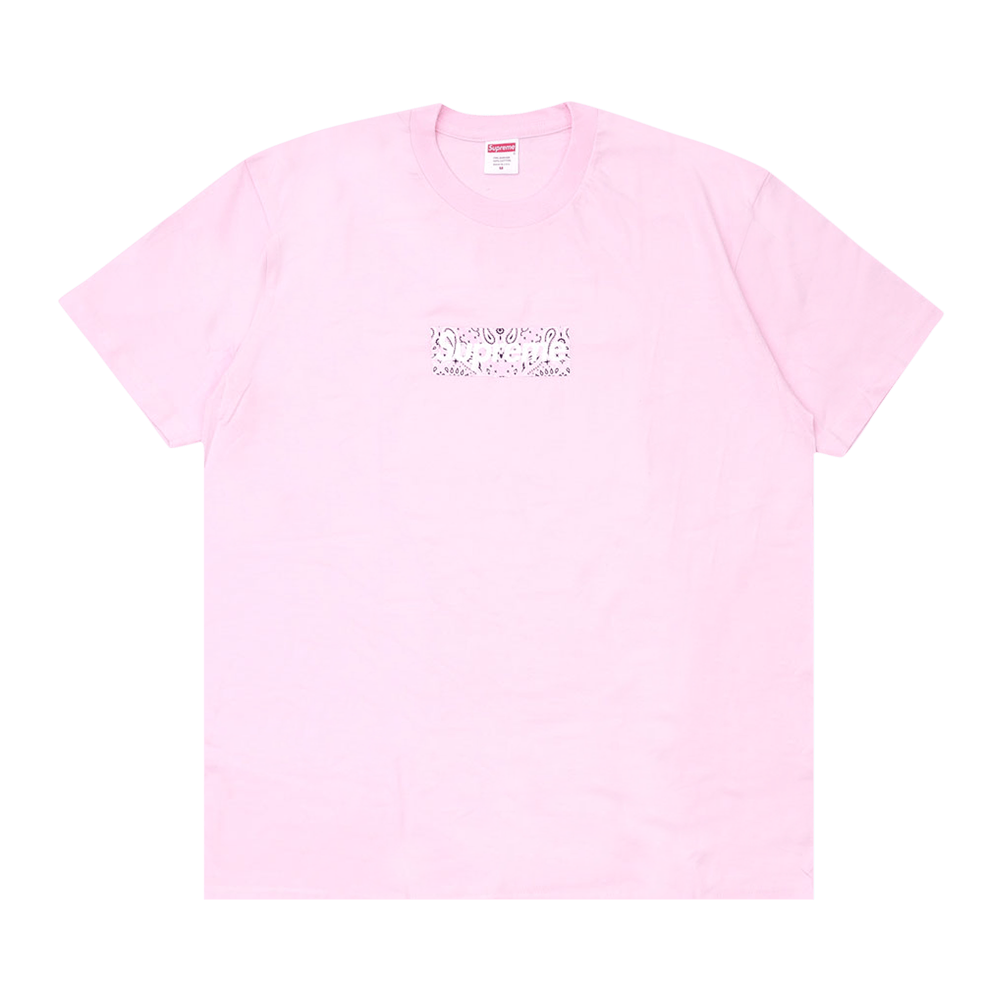 Supreme Bandana Box Logo Tee 'Light Pink'
