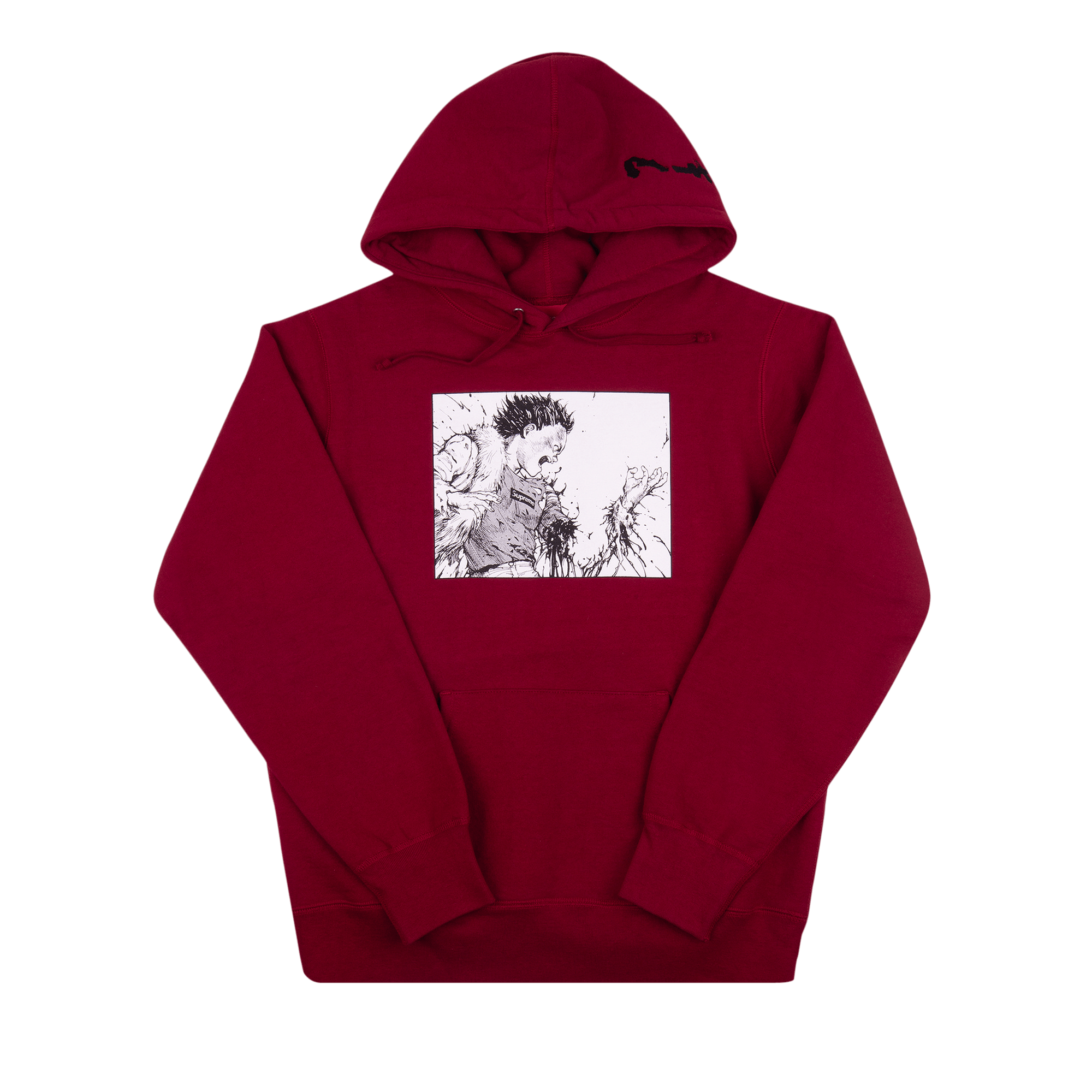 Supreme Akira Arm Hooded Sweatshirt 'Cardinal'