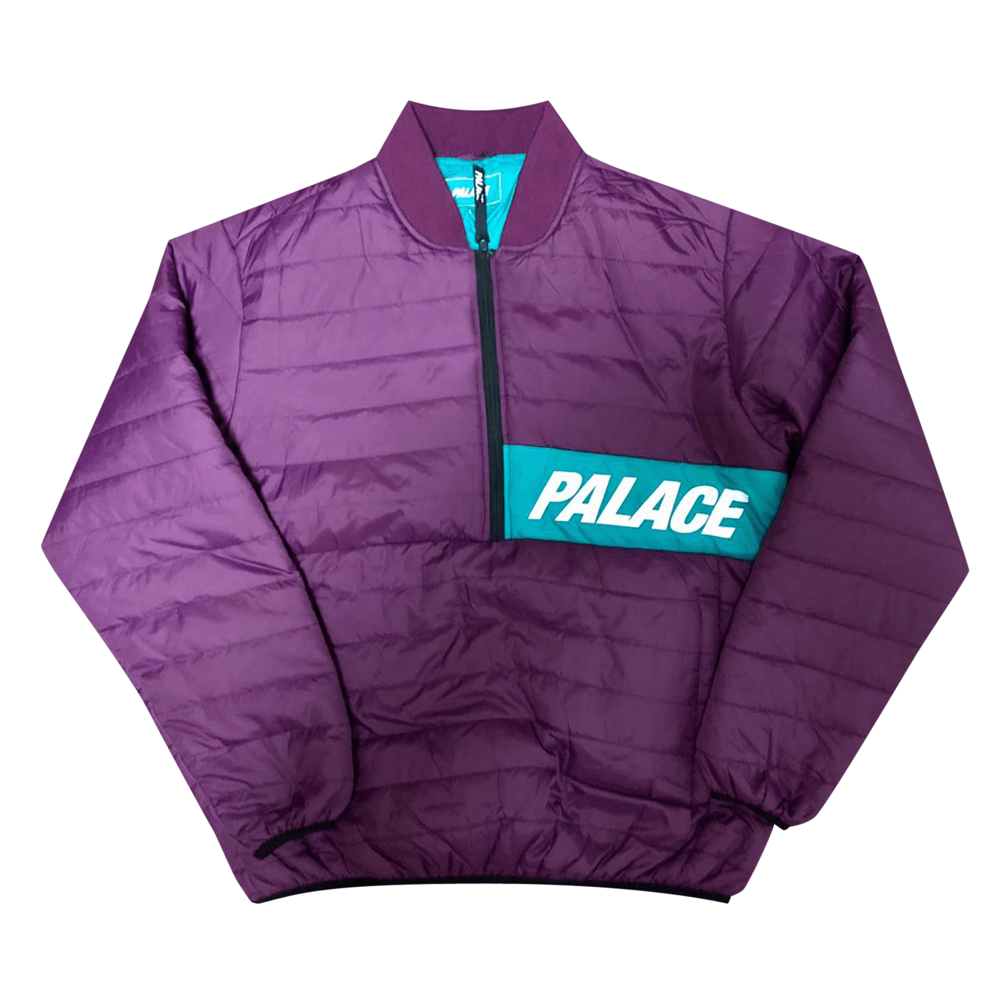 Palace Half Zip Packer 'Blackberry/Teal'