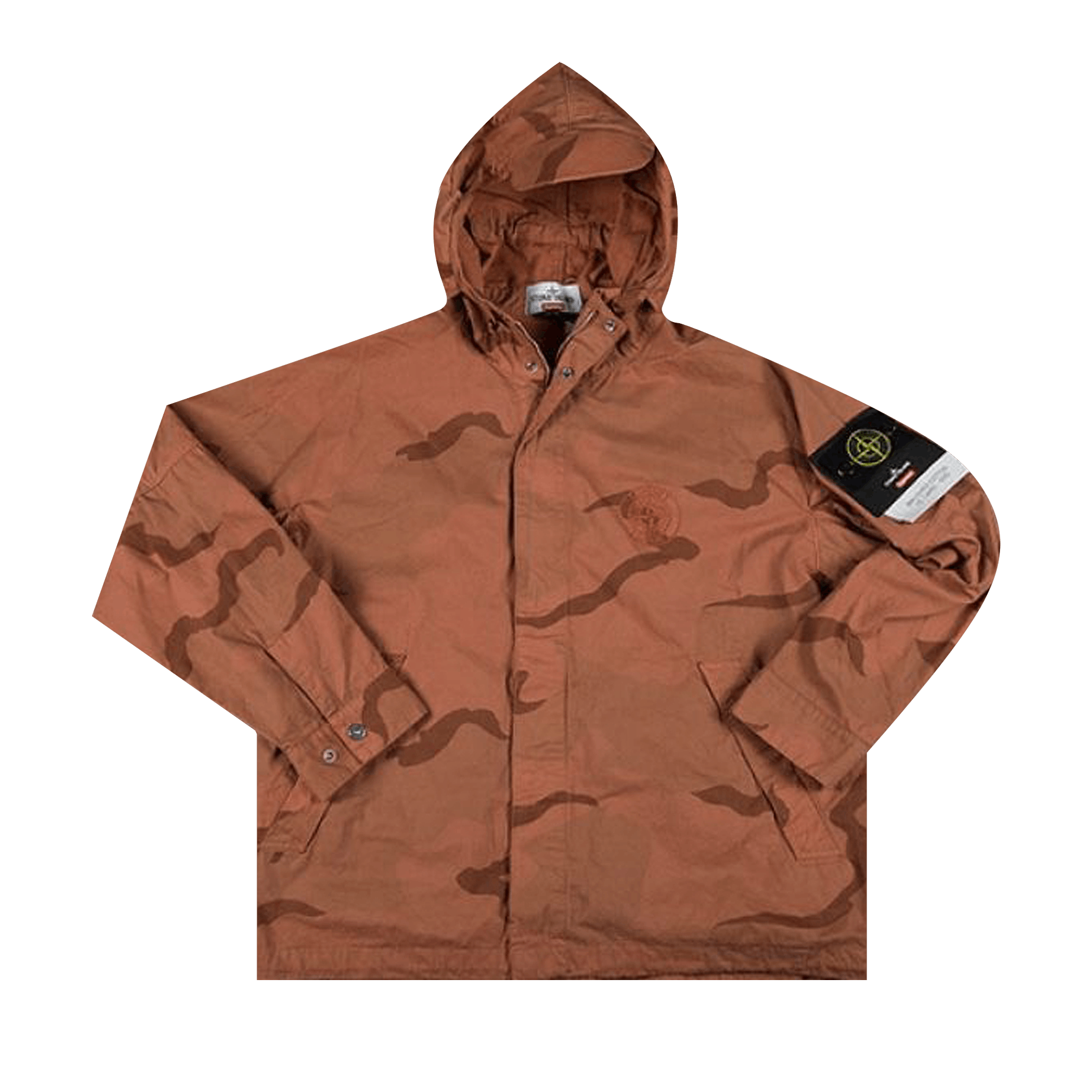 Supreme x Stone Island Riot Mask Camo Jacket 'Coral Camo'