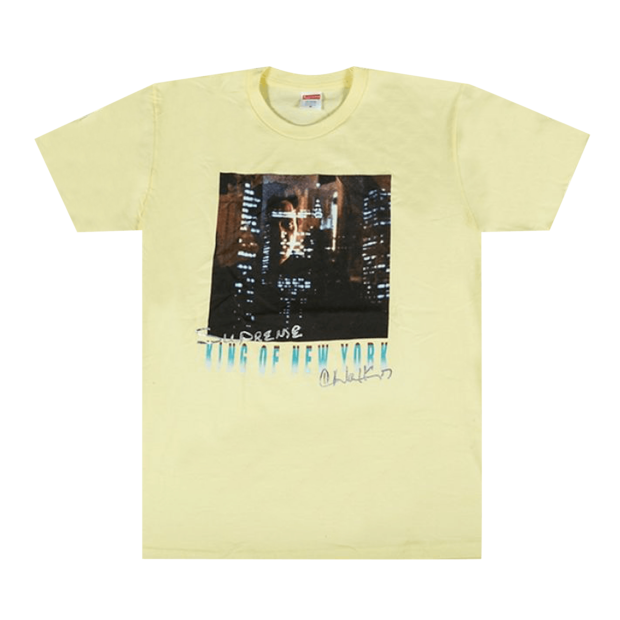 Supreme King of New York Tee 'Pale Yellow'