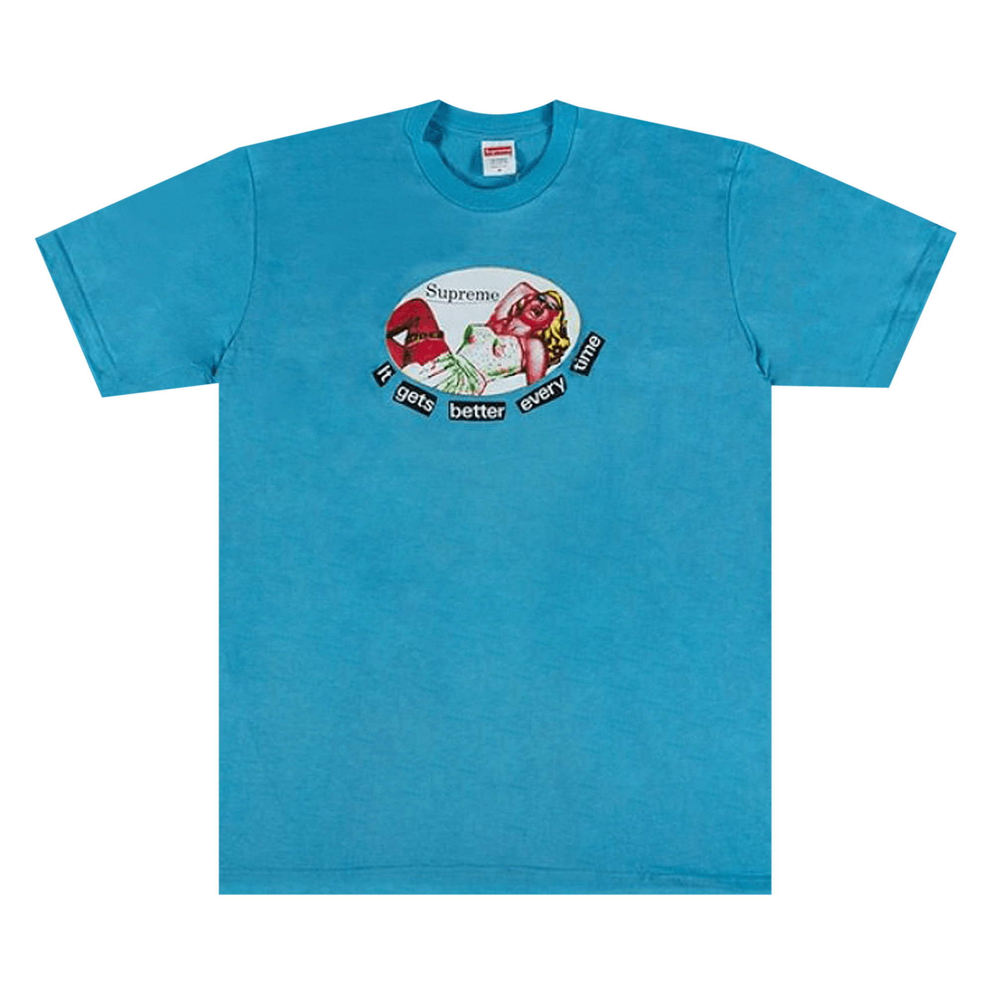 Supreme It Gets Better Every Time Tee 'Light Slate'