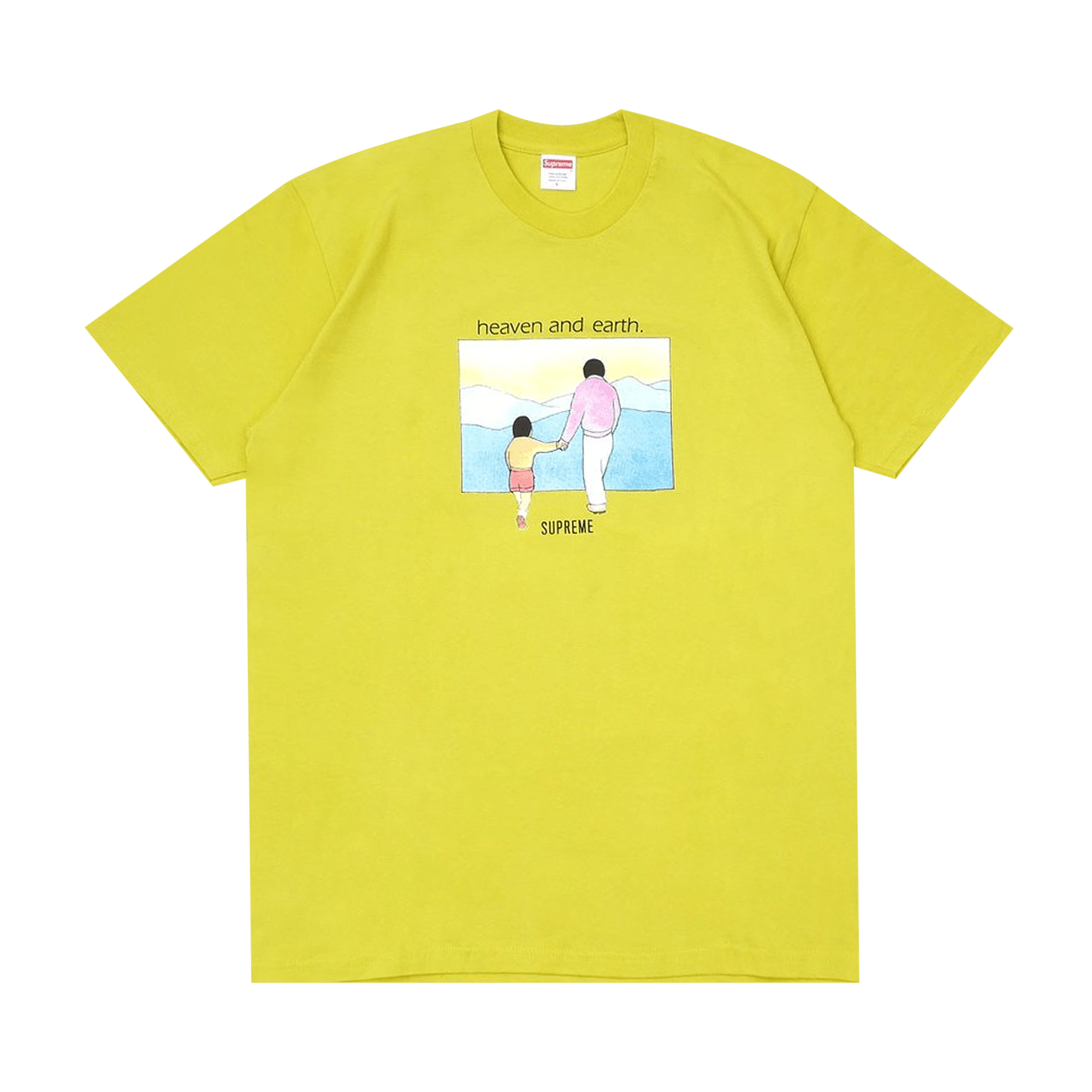 Supreme Heaven And Earth Tee 'Sulfur'