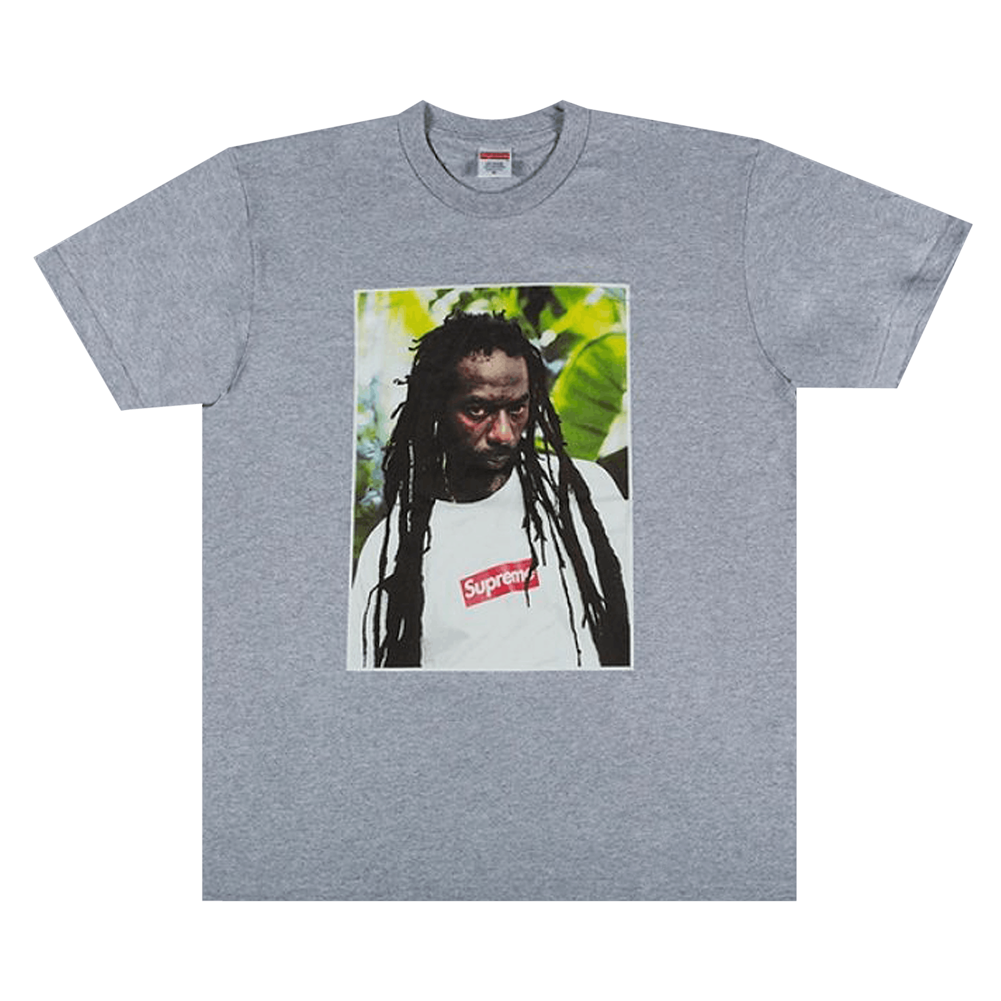 Supreme Buju Banton Tee 'Heather Grey'