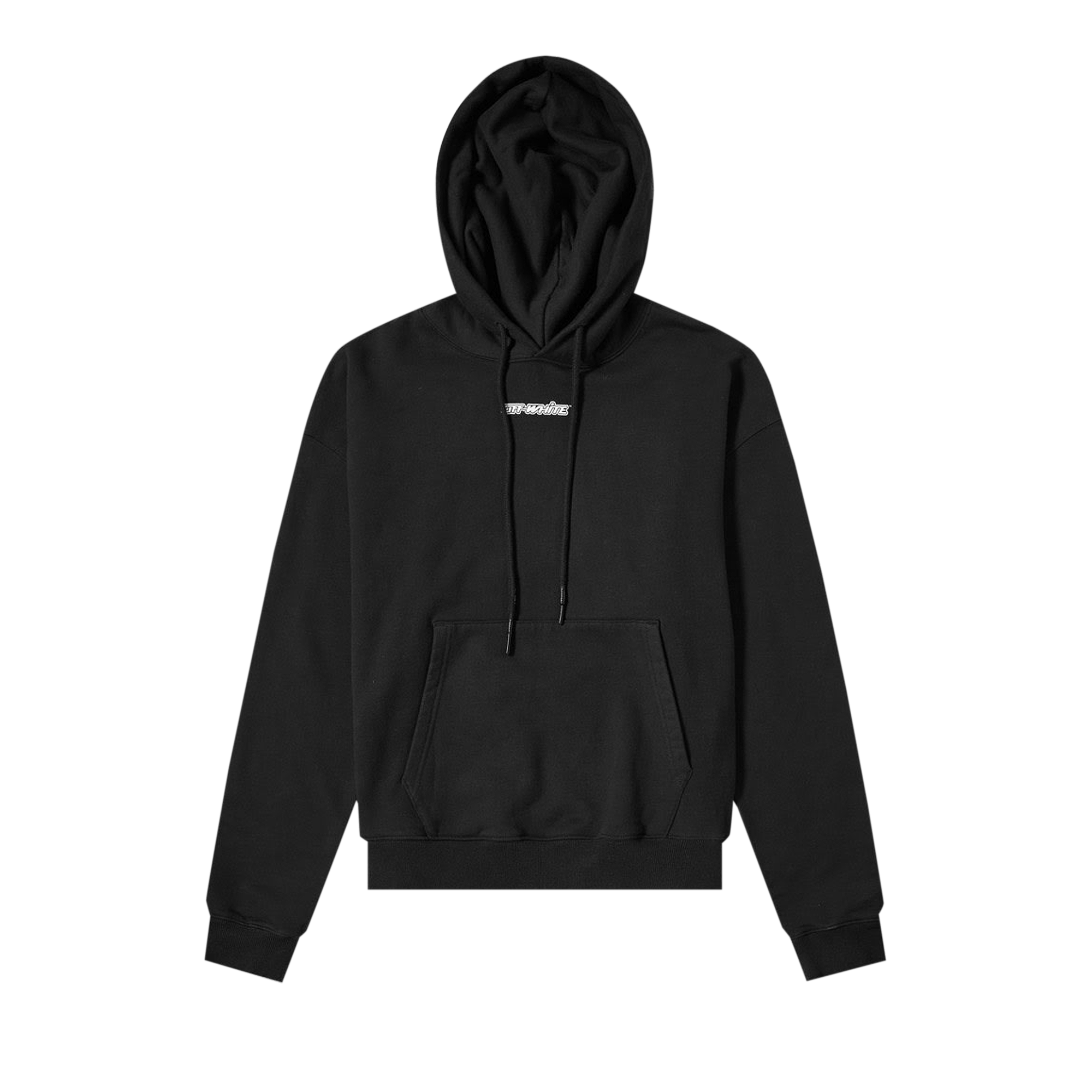 Off-White Marker Over Hoodie 'Black/Blue'
