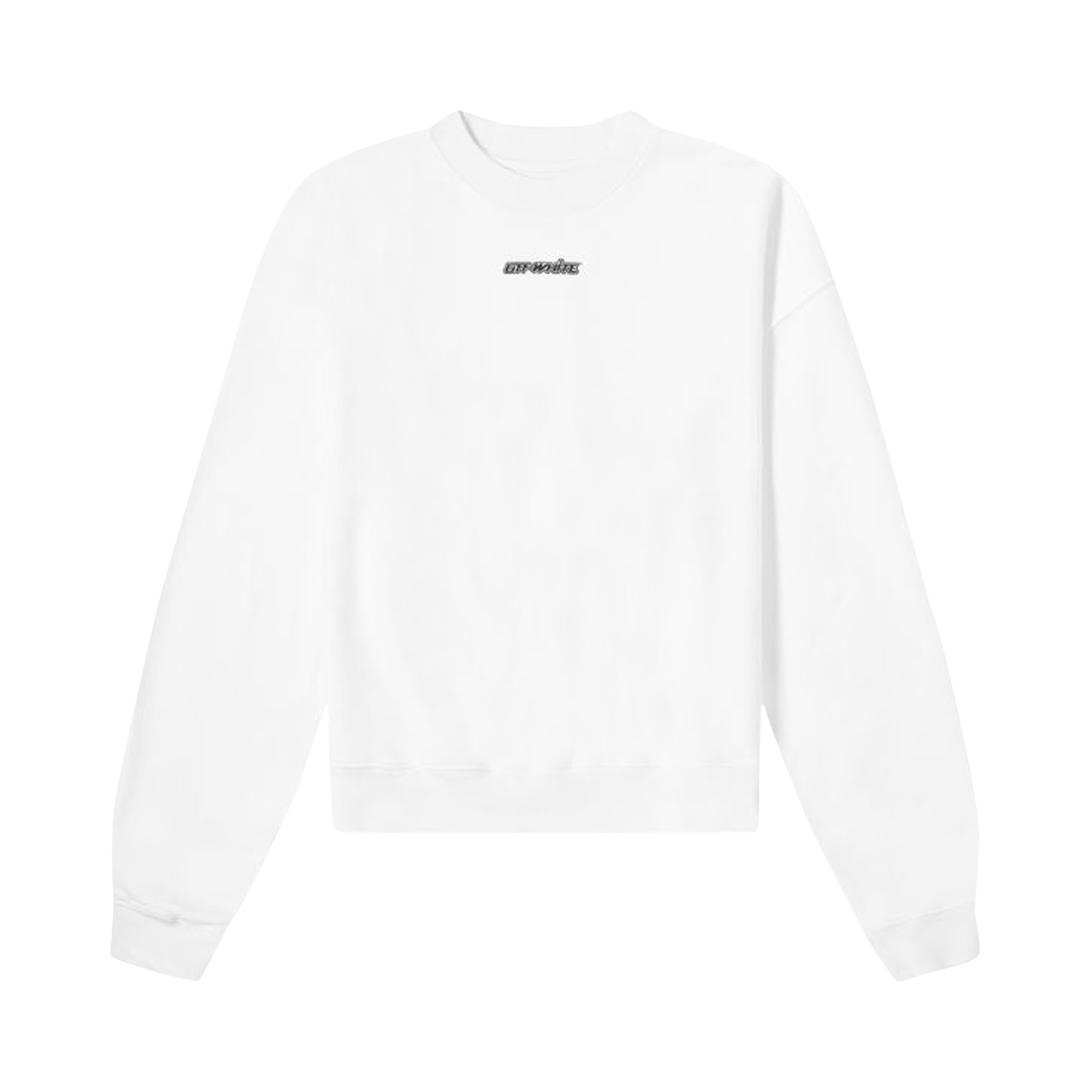 Off-White Marker Over Crewneck 'White/Blue'